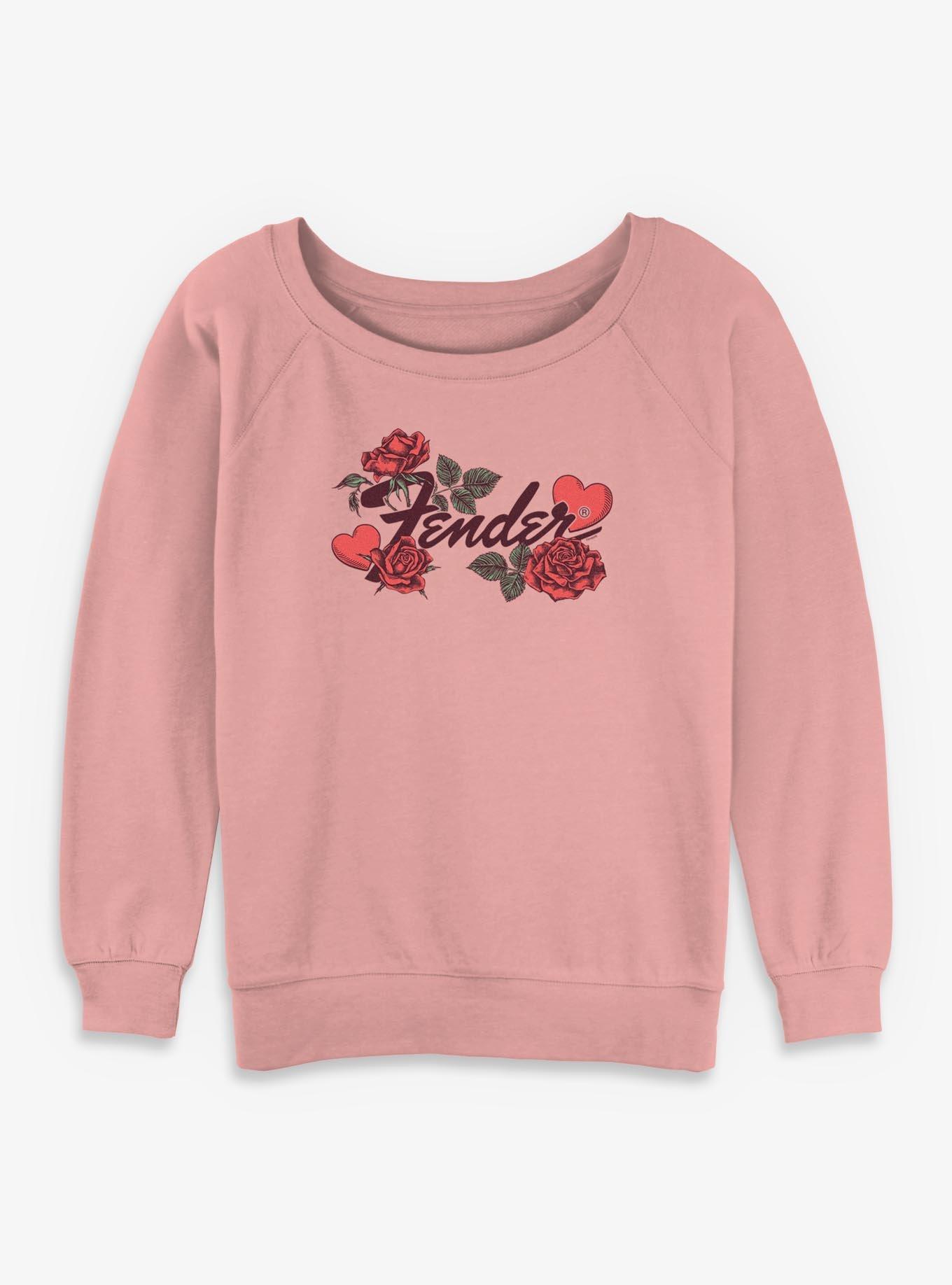 Fender Valentines Logo Girls Slouchy Sweatshirt