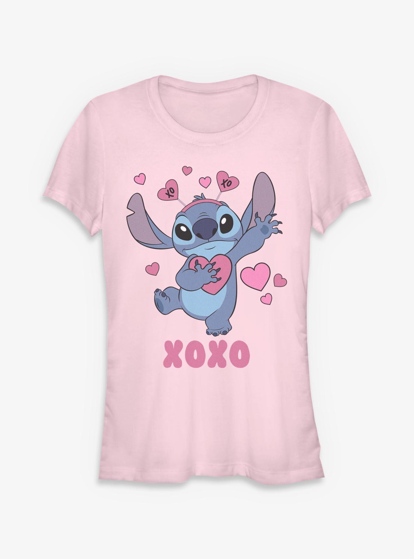 Disney Lilo & Stitch Xoxo Stitch Girls T-Shirt, , hi-res