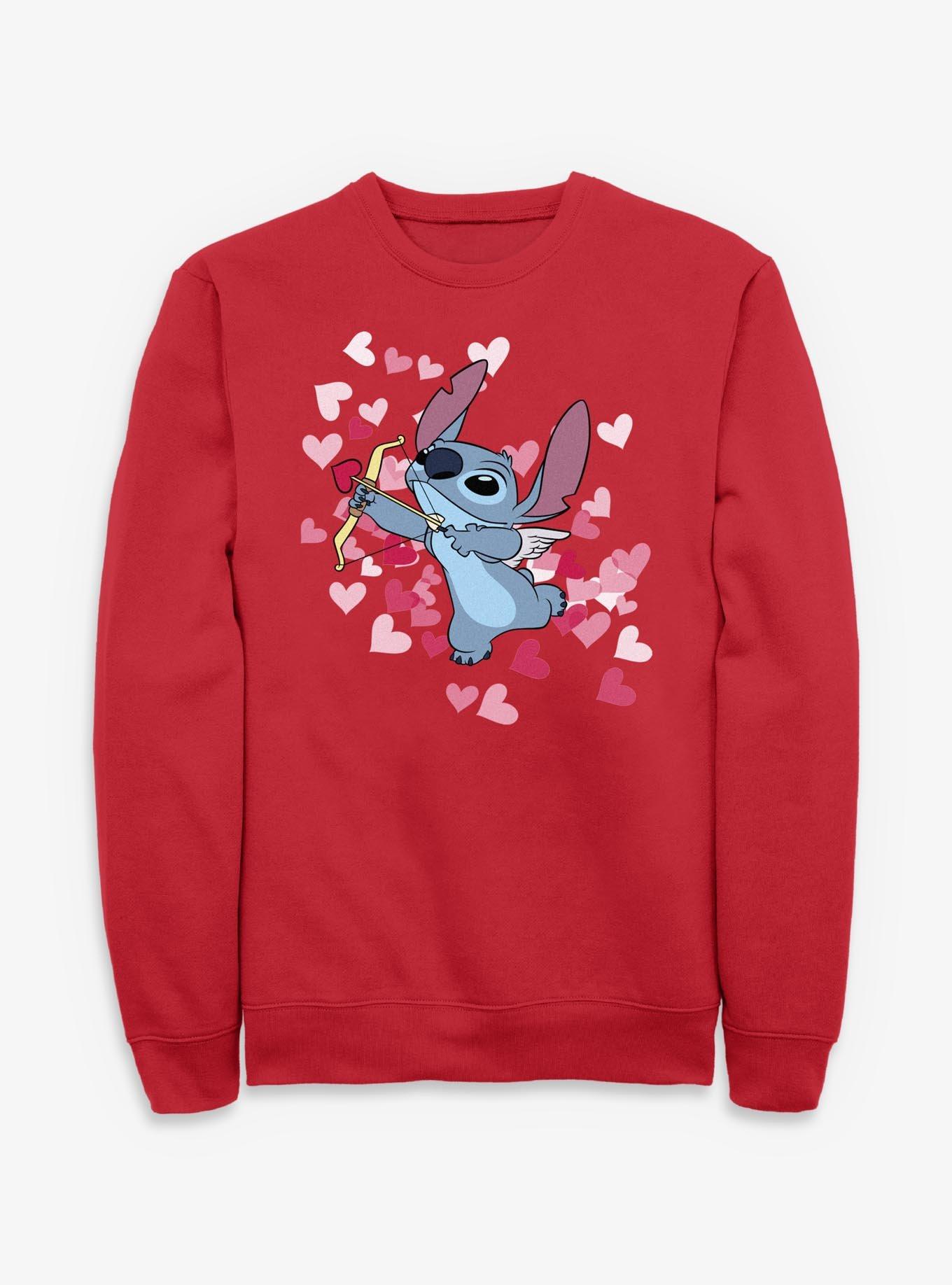 Disney Lilo & Stitch Hearts Sweatshirt, , hi-res