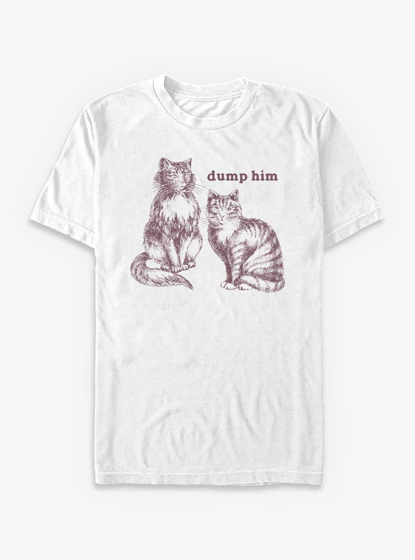 Dump Him Cats T-Shirt, , hi-res