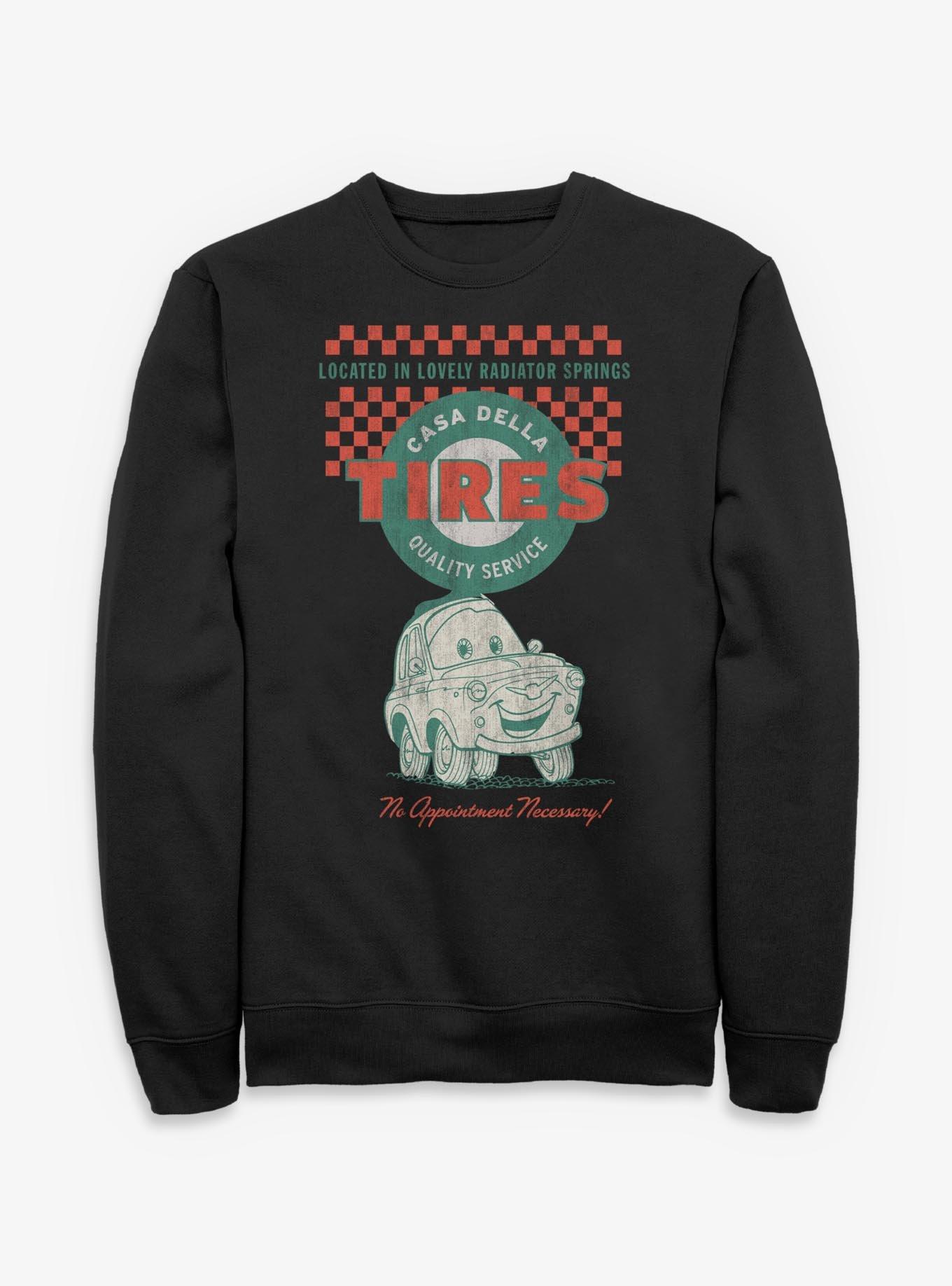 Disney Pixar Cars Casa Della Tires Sweatshirt