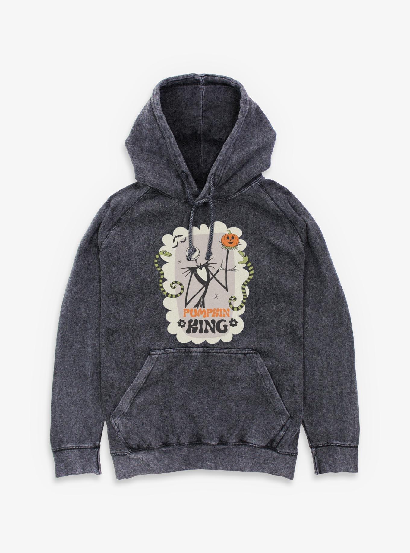 Disney The Nightmare Before Christmas Pumpkin King Frame Mineral Wash Hoodie