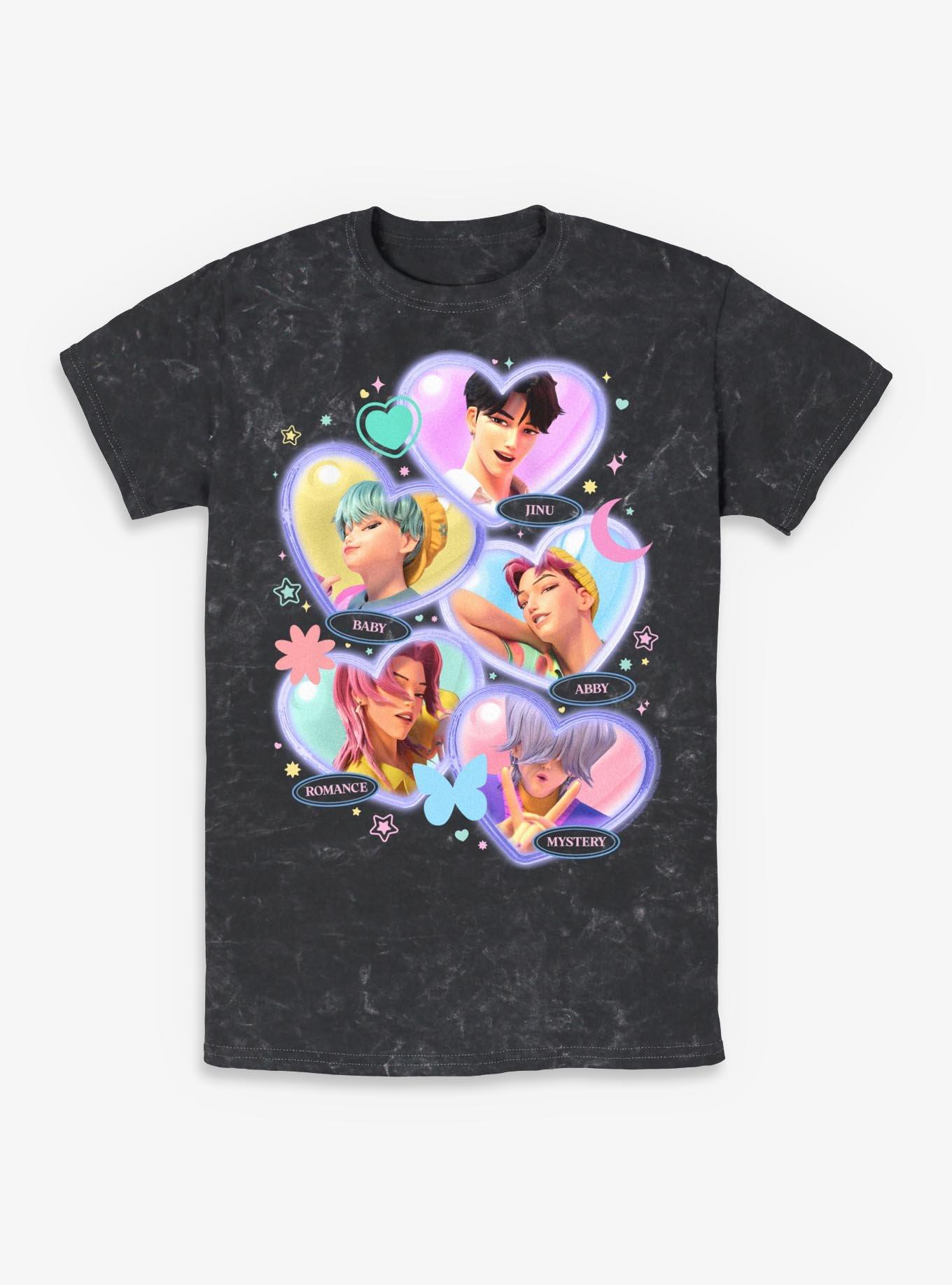 Kpop Demon Hunters Saja Boys Soda Pop Mineral Wash T-Shirt, , hi-res