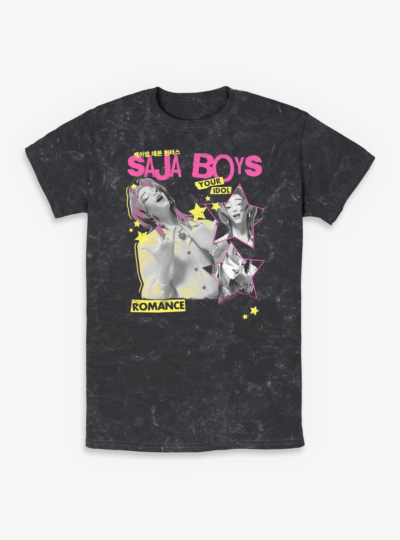 KPop Demon Hunters Romance Your Idol Mineral Wash T-Shirt, , hi-res