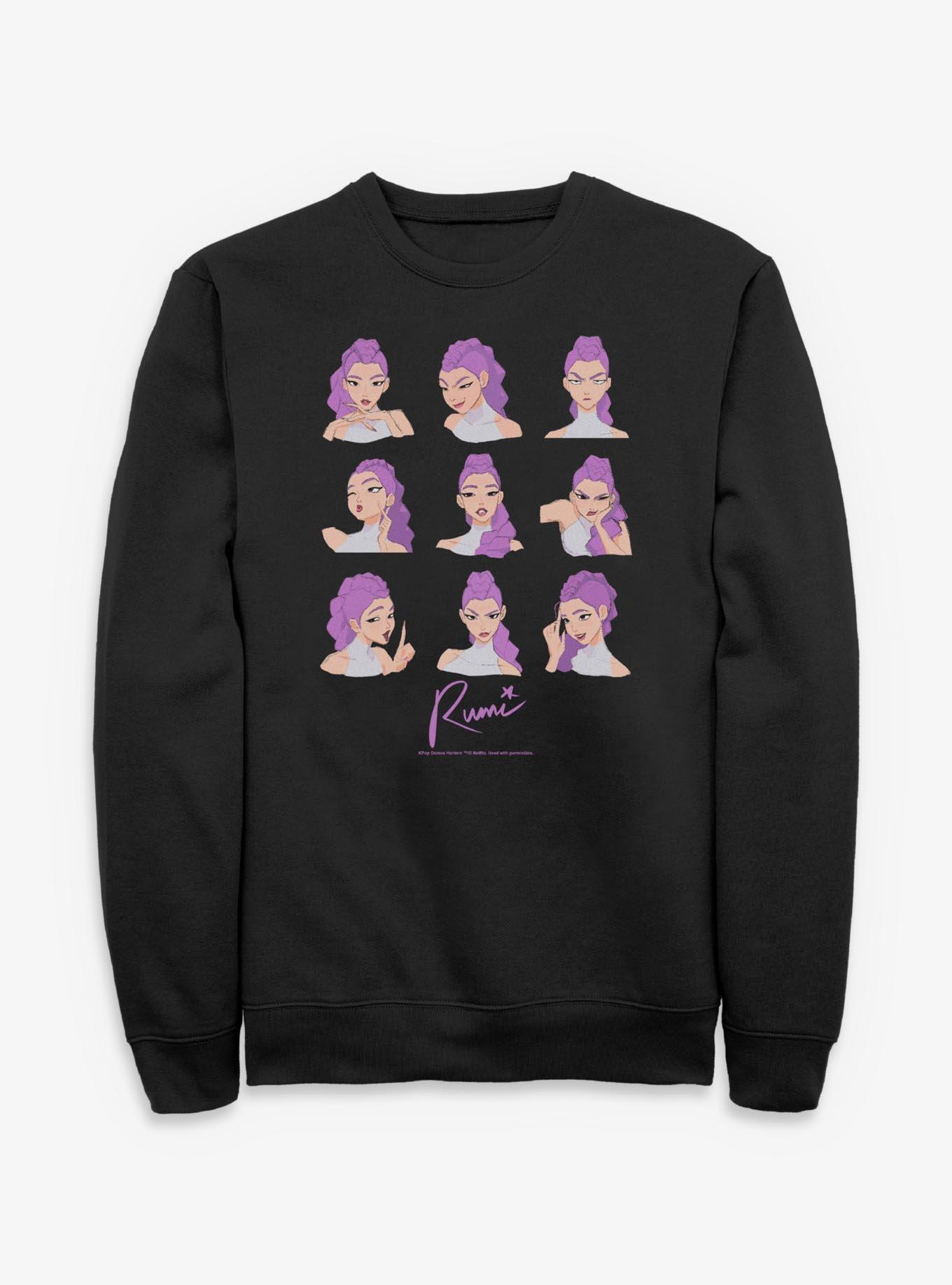 Kpop Demon Hunters Rumi Expressions Sweatshirt, , hi-res
