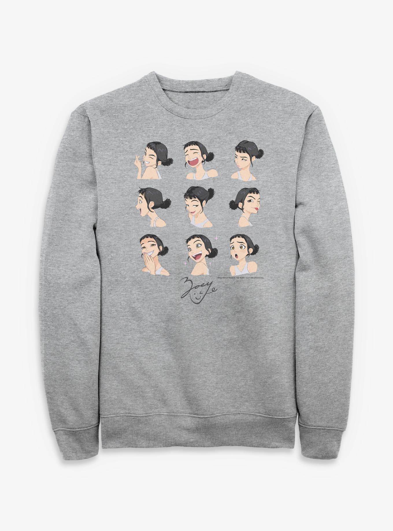 KPop Demon Hunters Zoey Expressions Sweatshirt