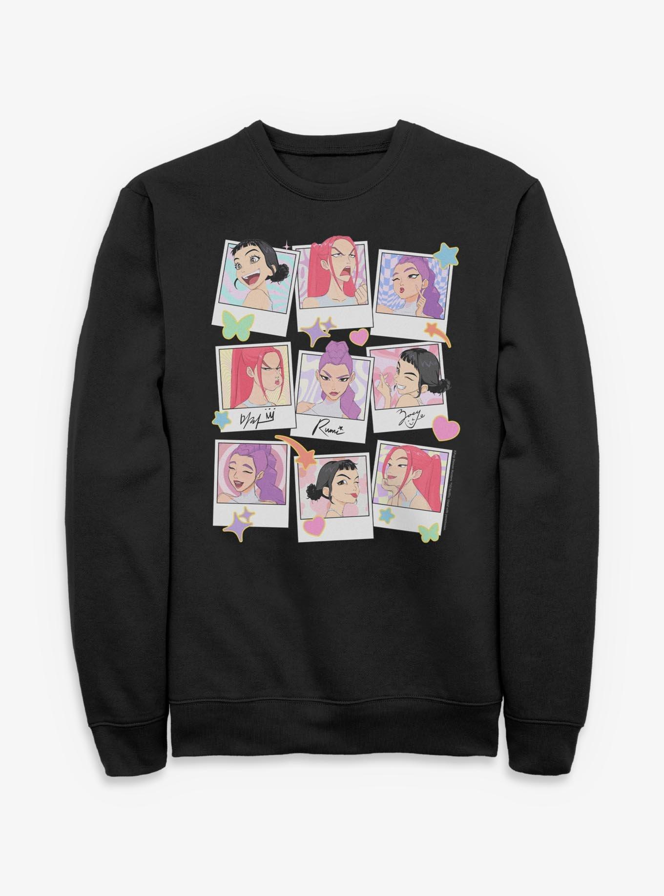 Kpop Demon Hunters Huntrix Photo Frames Sweatshirt, , hi-res