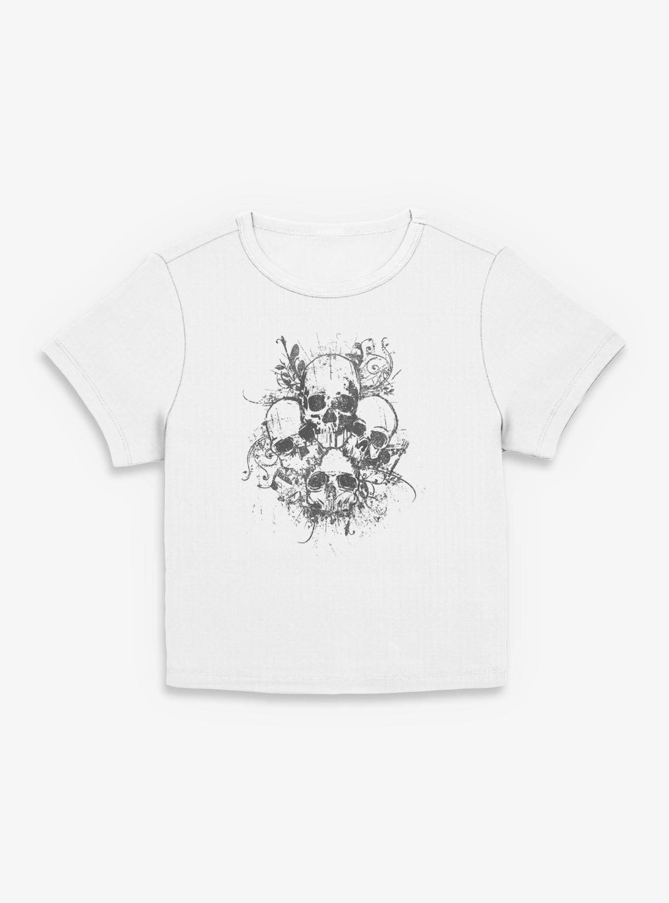 Grunge Skulls Girls Baby T-Shirt