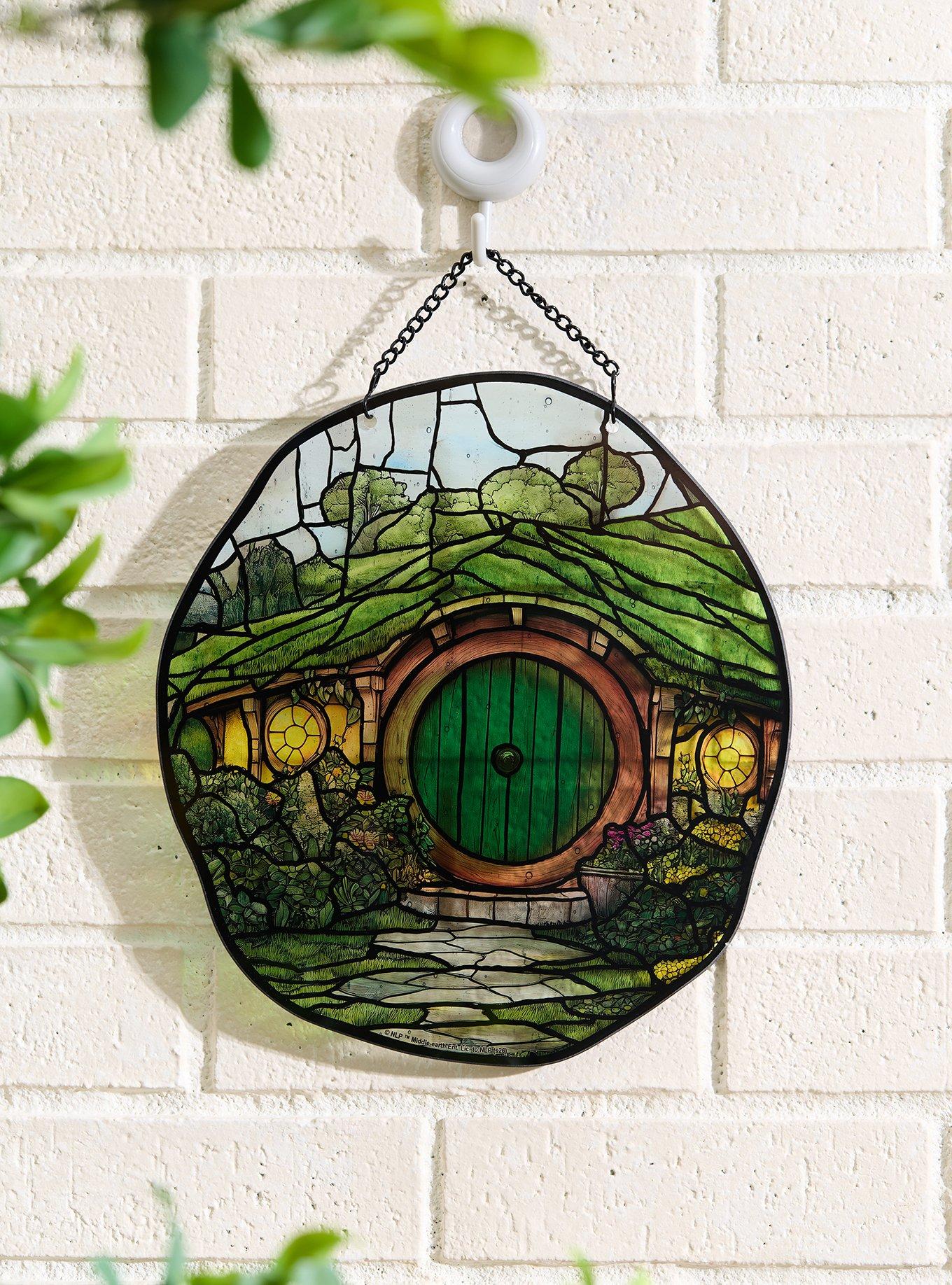 The Lord of the Rings Hobbit House Stained Glass Wall Art - BoxLunch Exclusive, , hi-res