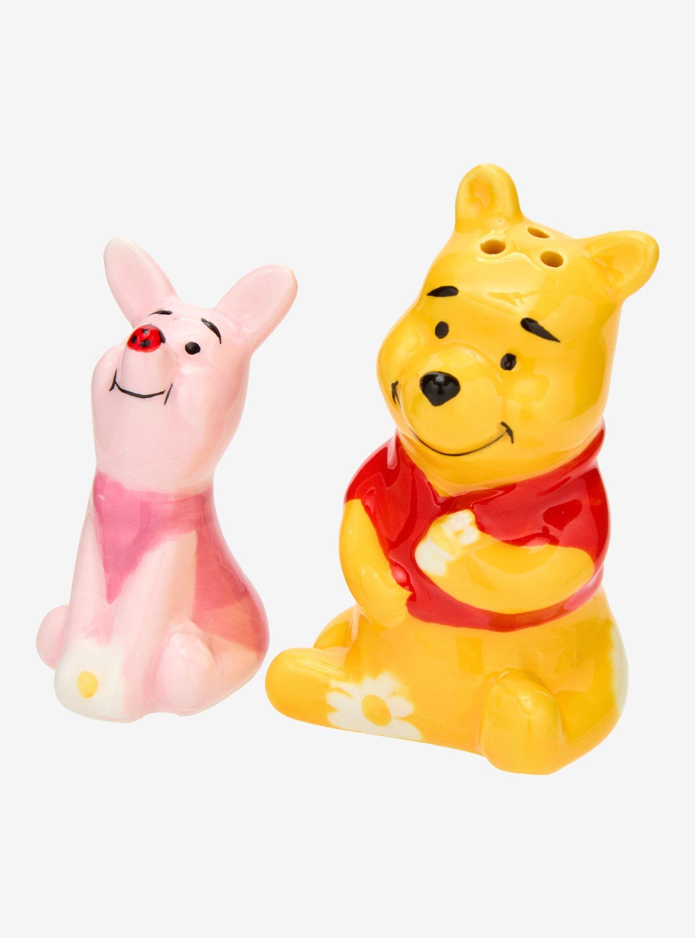 Disney Winnie the Pooh Piglet & Pooh Figural Salt and Pepper Shakers, , hi-res