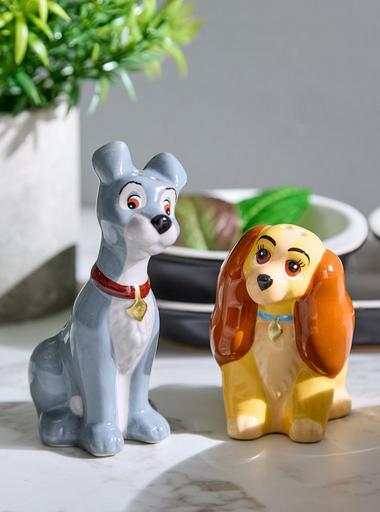 Disney Lady and The Tramp Lady & Tramp Figural Salt & Pepper