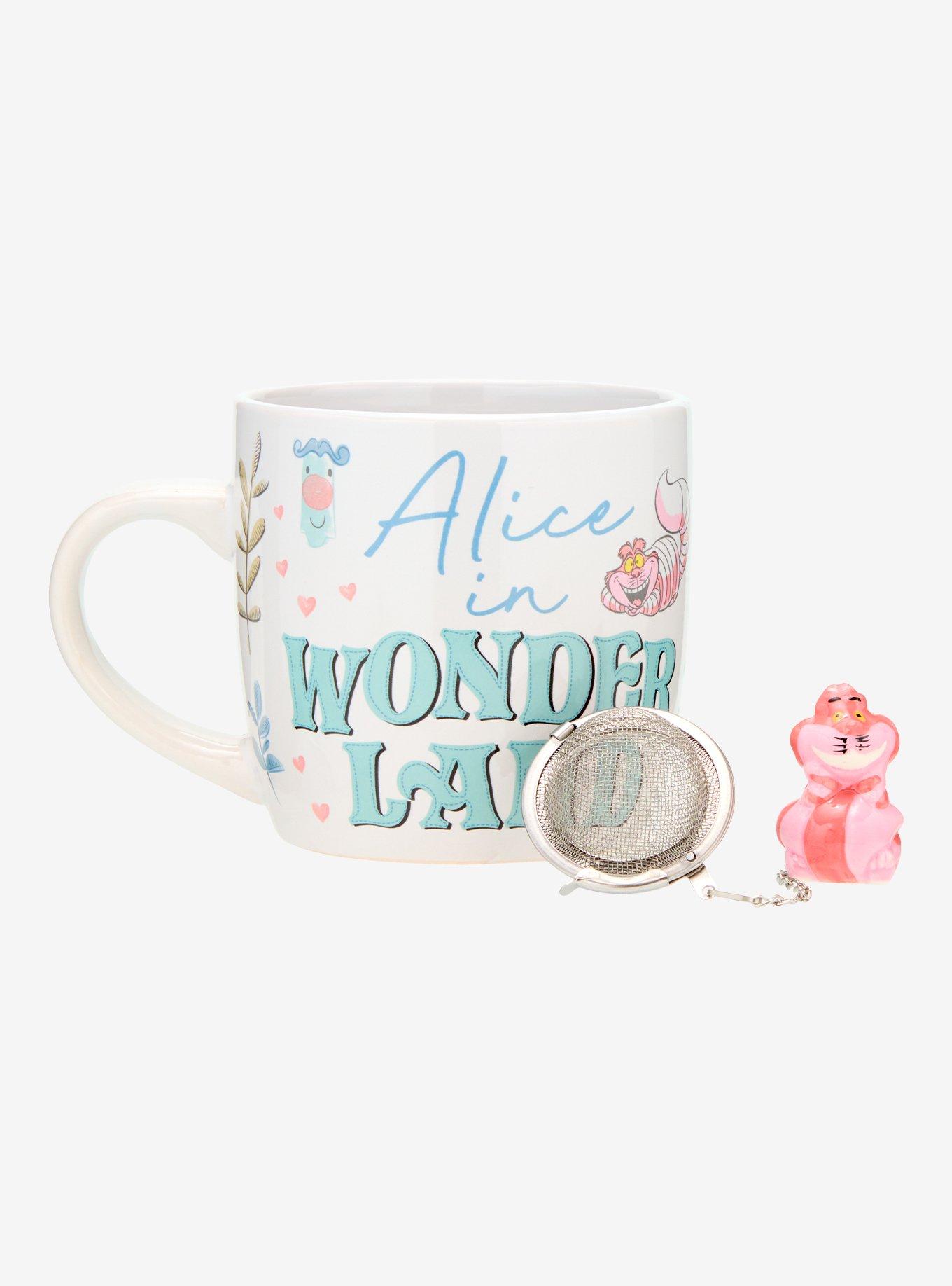 Disney Alice in Wonderland Cheshire Cat Mug & Tea Infuser Set