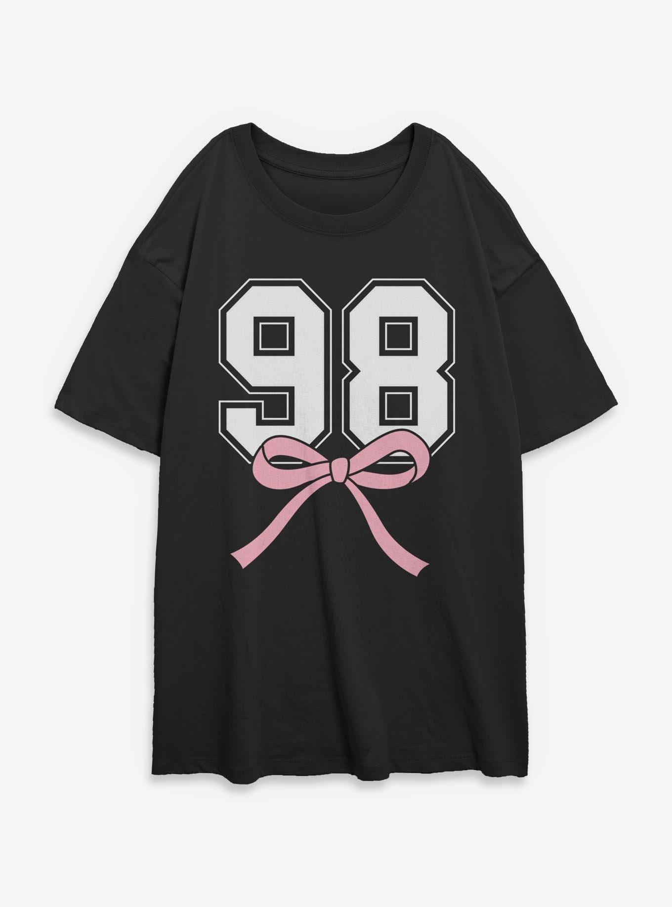 98 Bow Girls Oversized T-Shirt, , hi-res