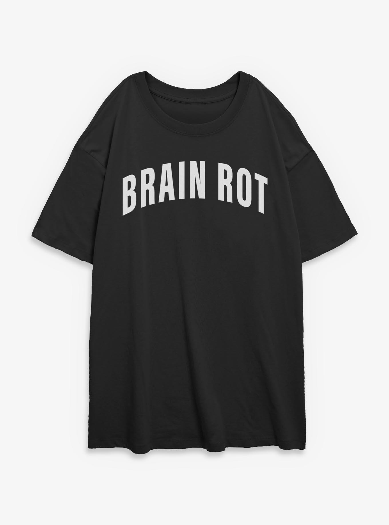 Brain Rot Girls Oversized T-Shirt
