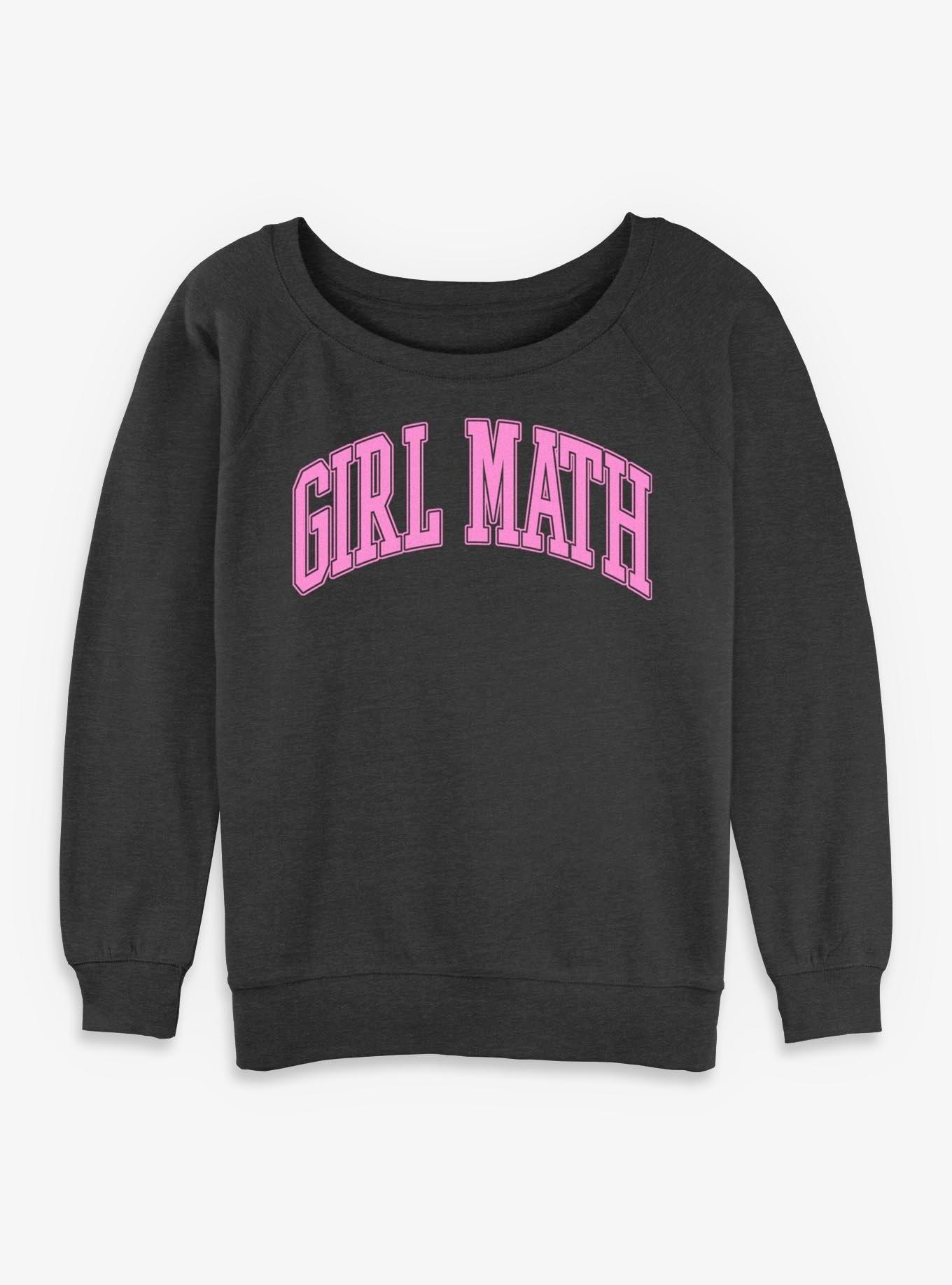Girl Math Collegiate Girls Slouchy Sweatshirt
