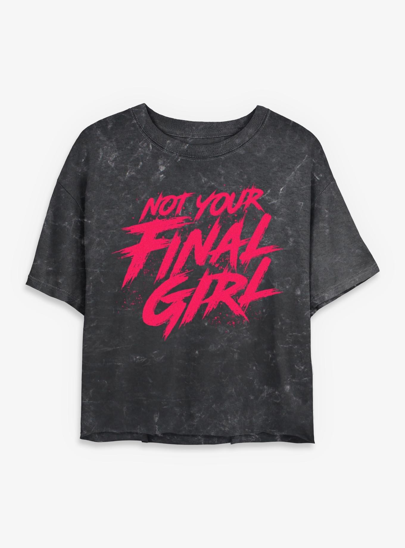 Final Girls Girls Mineral Wash Crop T-Shirt, , hi-res
