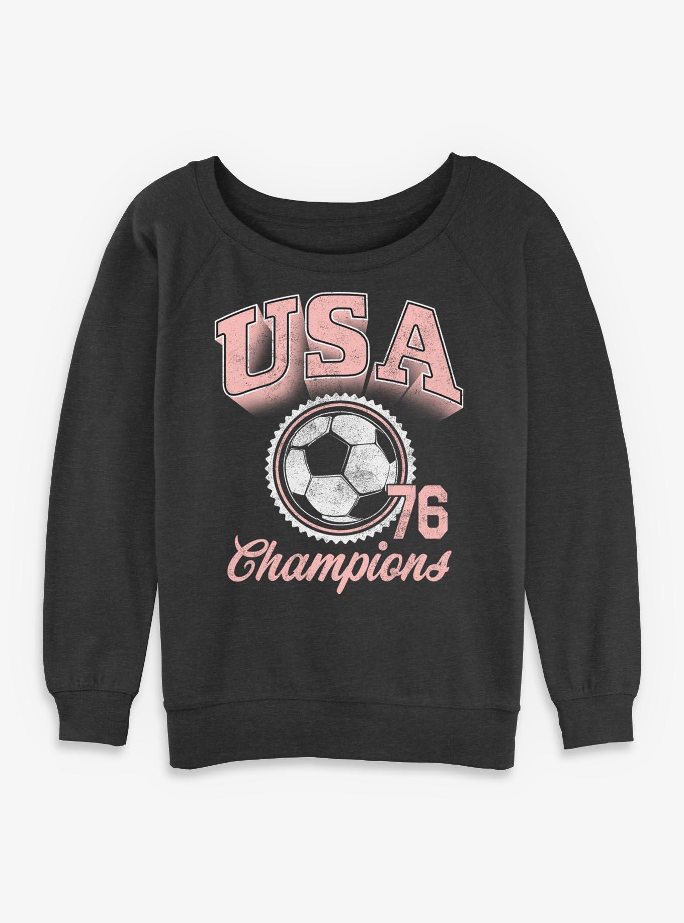 USA Champions Girls Slouchy Sweatshirt, , hi-res