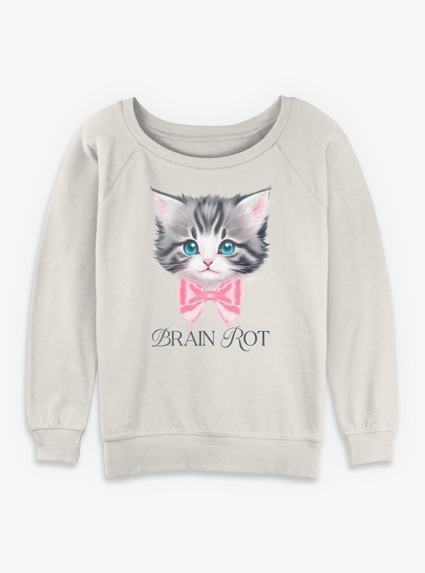 Brain Rot Girls Slouchy Sweatshirt