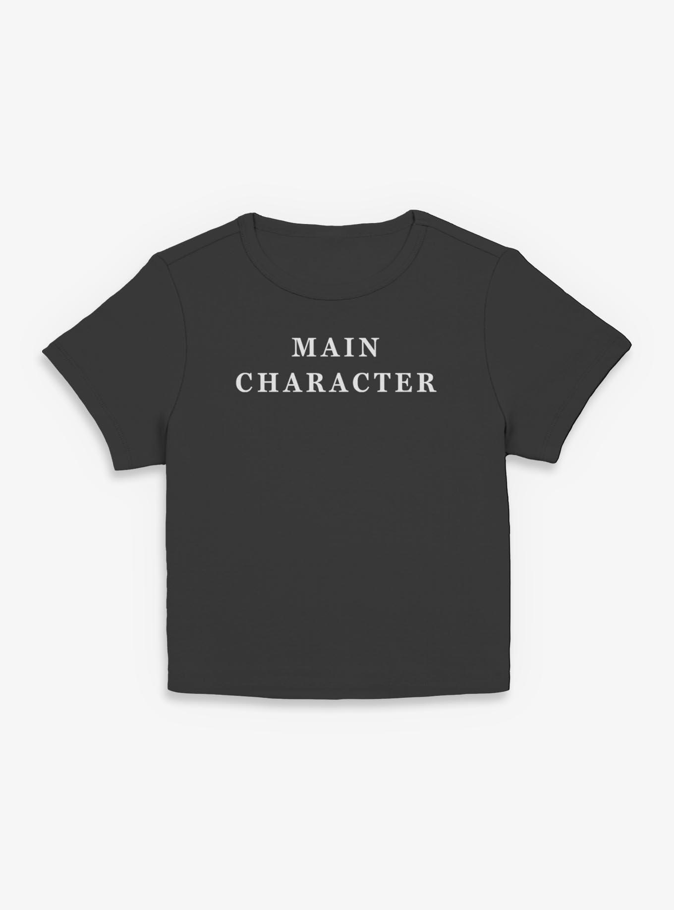 Main Character Text Girls Baby T-Shirt, , hi-res
