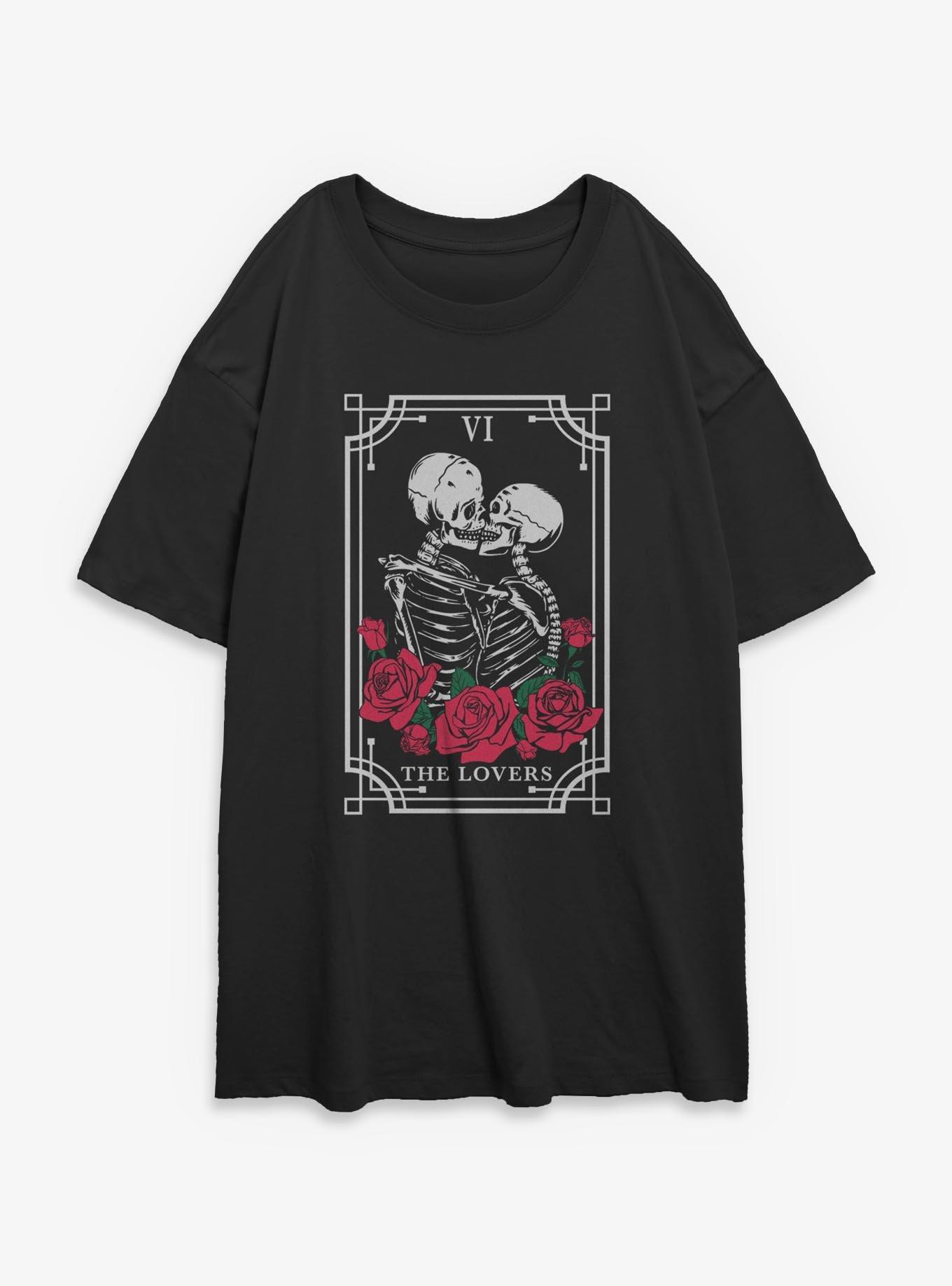 The Lovers Roses Girls Oversized T-Shirt