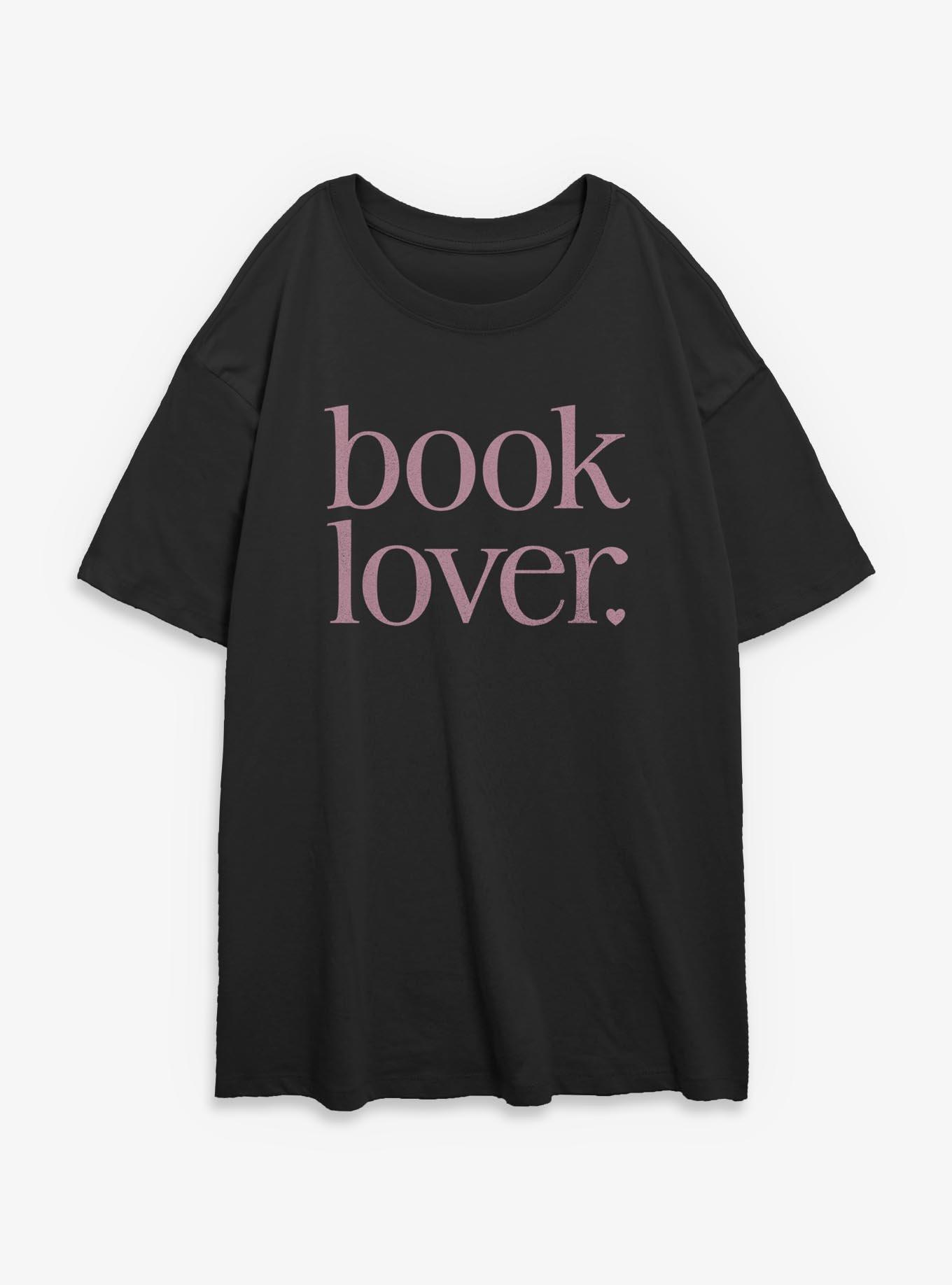 Book Lover Girls Oversized T-Shirt