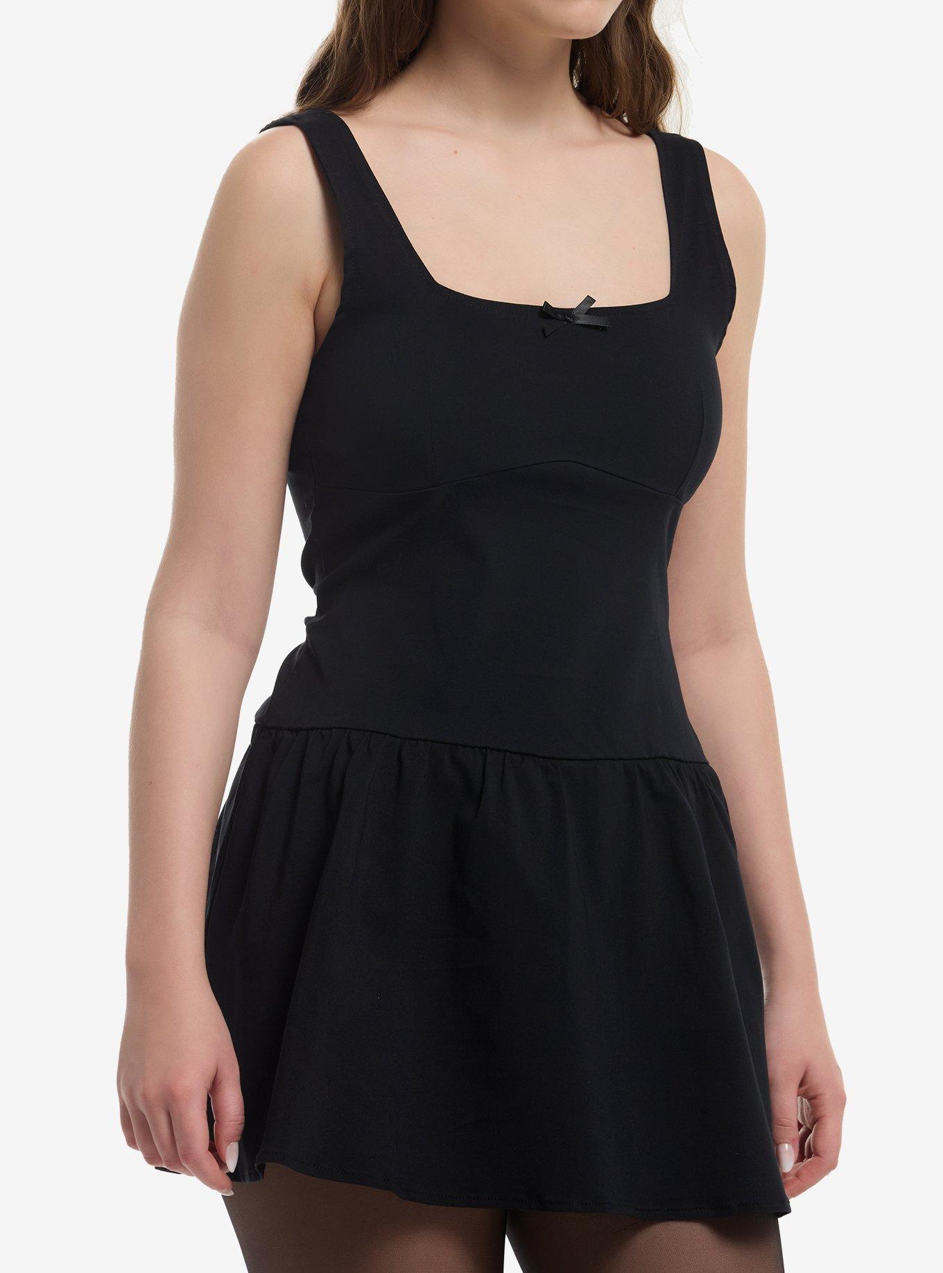 Black Skort Dress, , hi-res