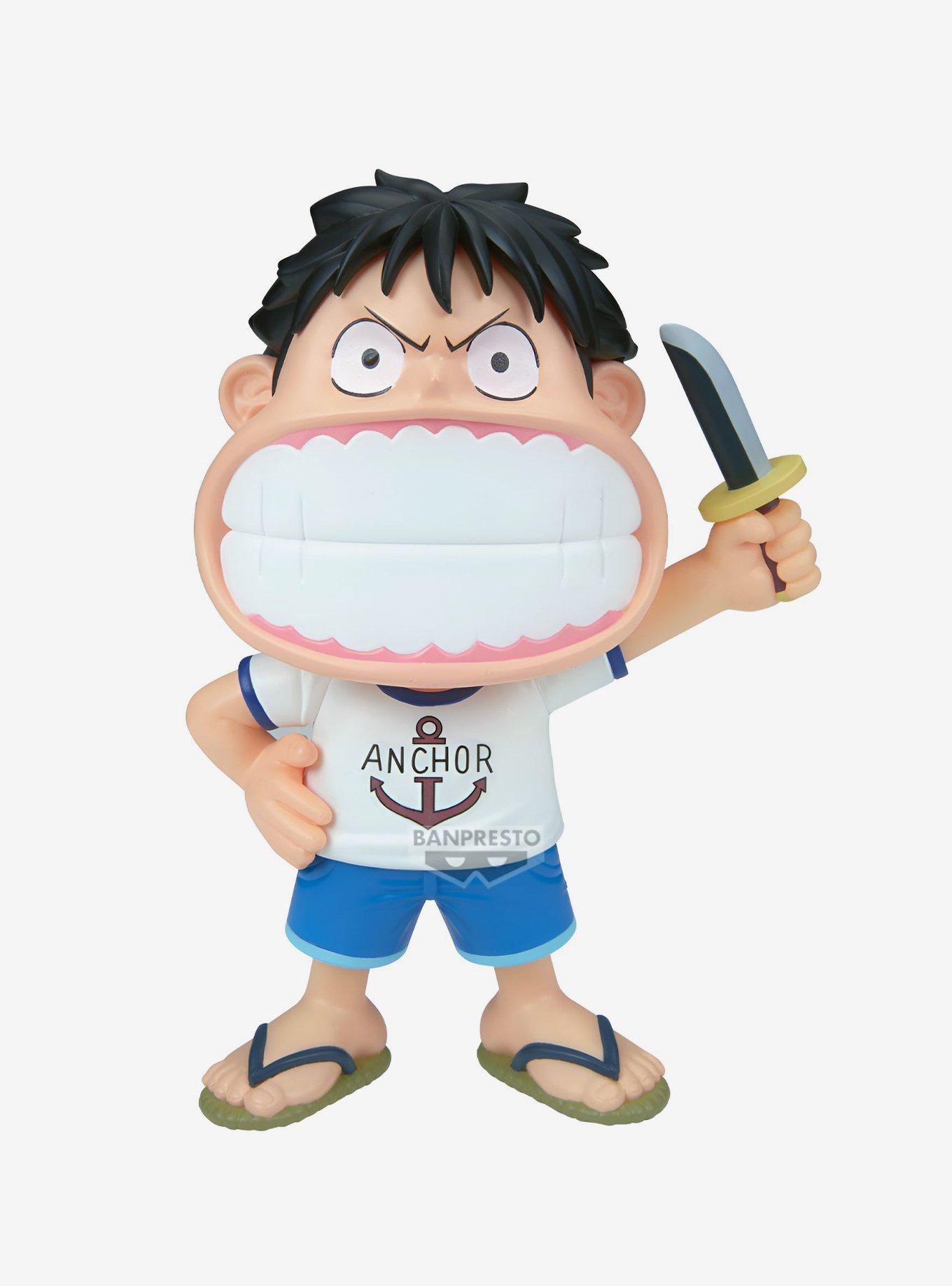 Banpresto One Piece Big Sofvimates Money D. Luffy Figure, , hi-res