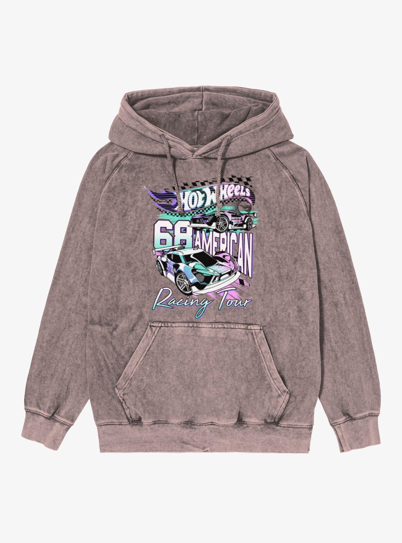 Hot Wheels 68 American Racing Tour Mineral Wash Hoodie, , hi-res