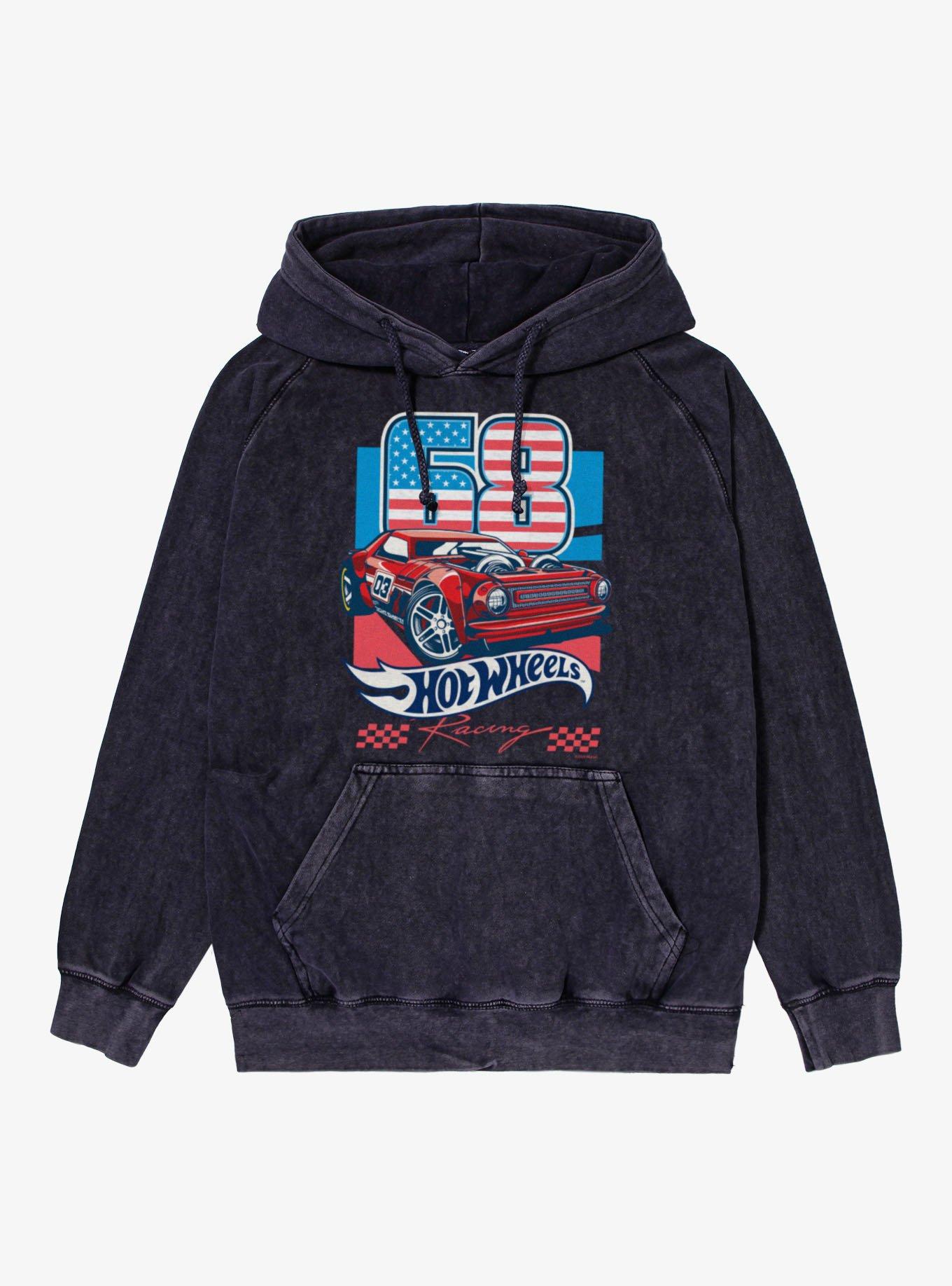Hot Wheels 68 Racing Mineral Wash Hoodie, , hi-res