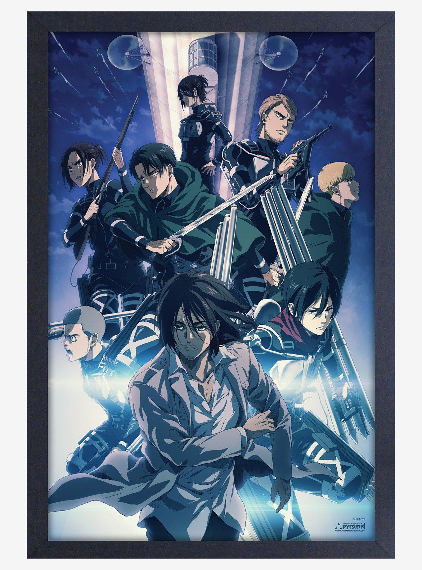 Attack On Titan Before The Battle 11x17" Framed Poster
