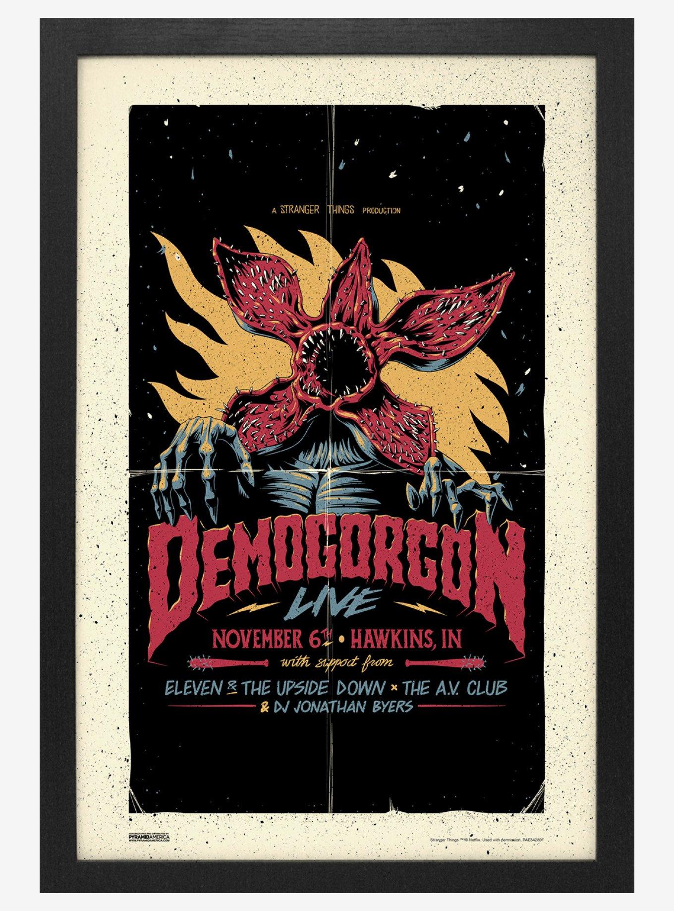 Stranger Things Demogorgon Live 11x17" Framed Poster, , hi-res