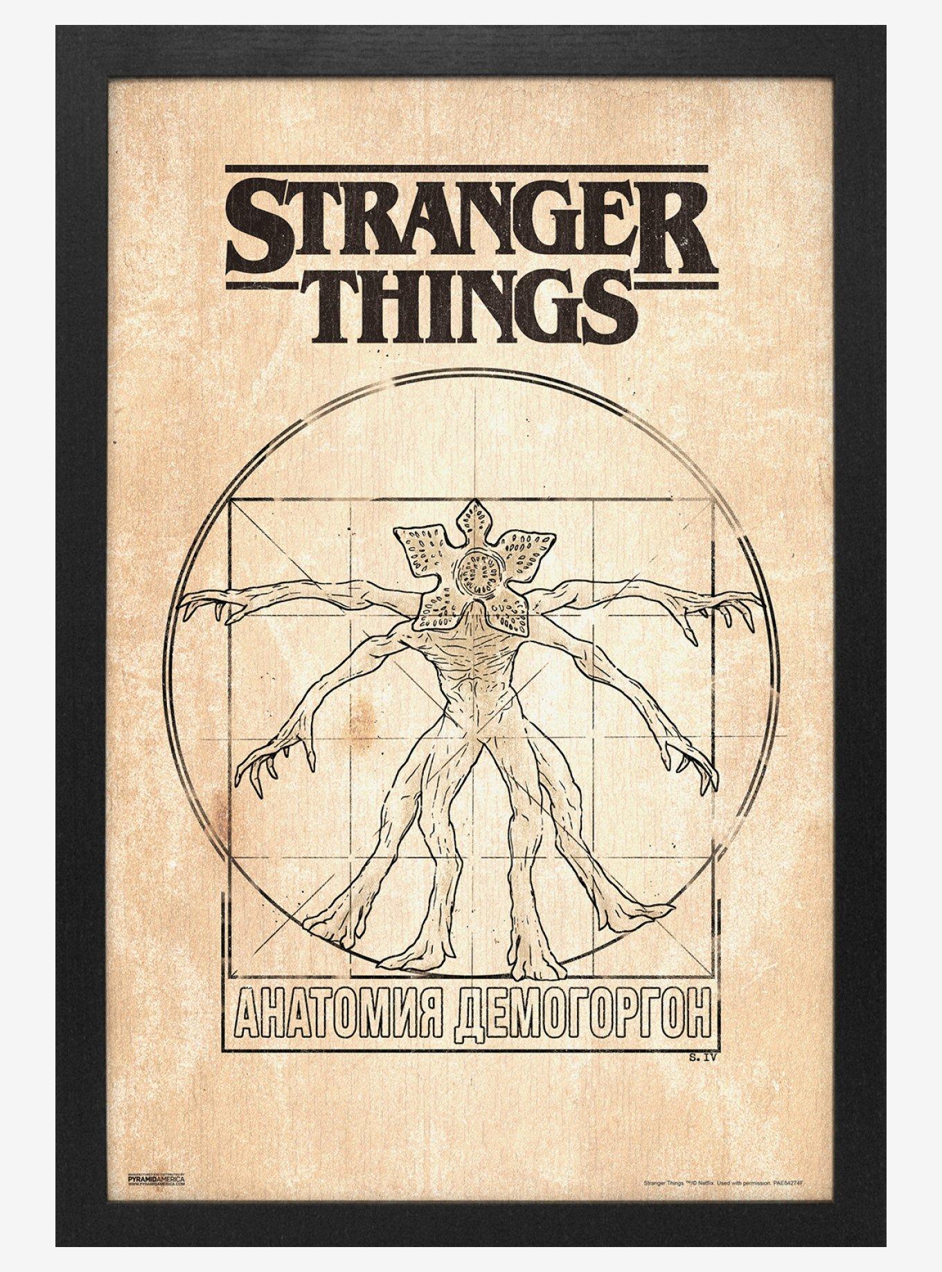 Stranger Things Demogorgon Sketch 11x17" Framed Poster, , hi-res