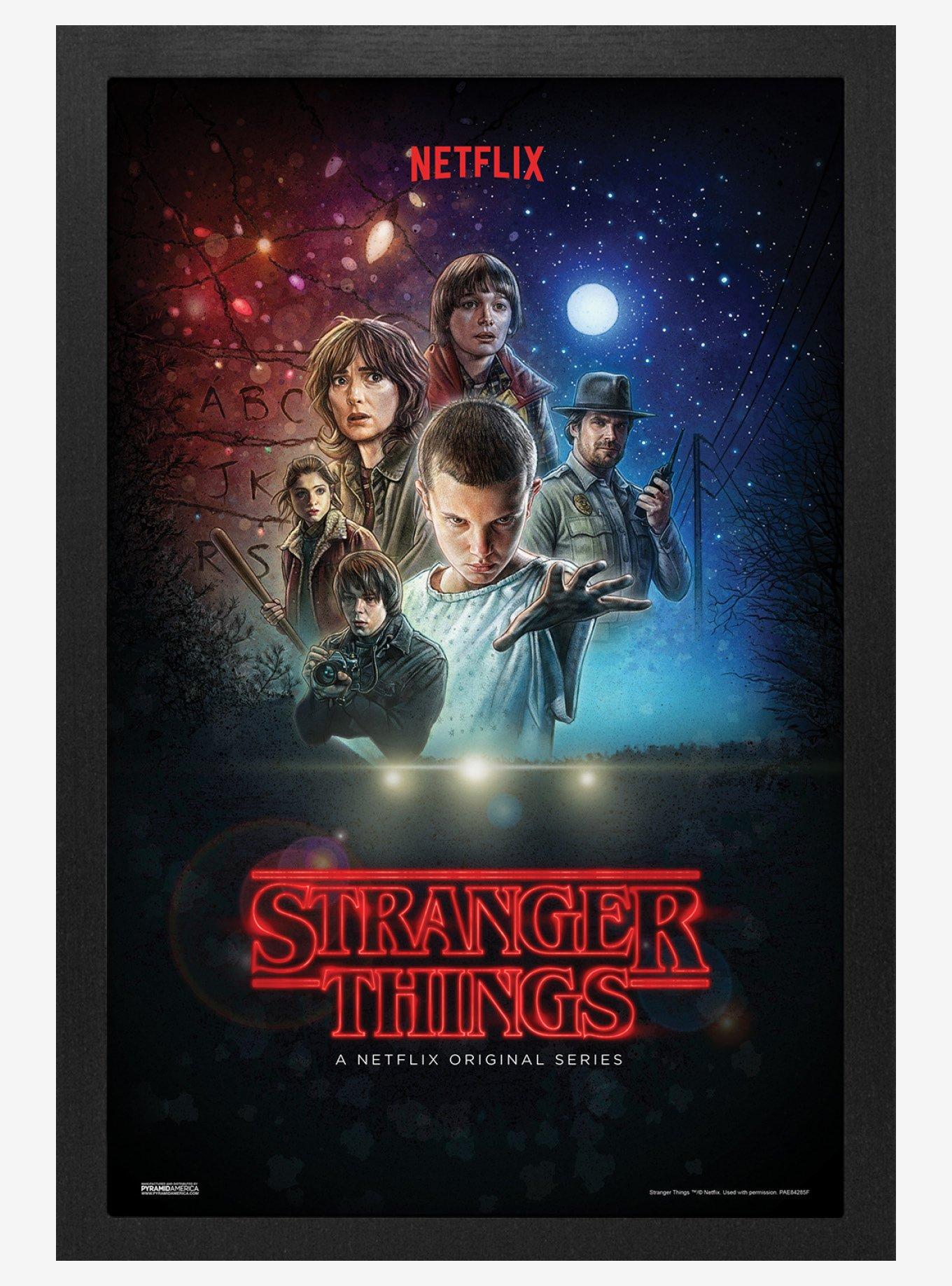 Stranger Things S1 Promo 11x17" Framed Poster