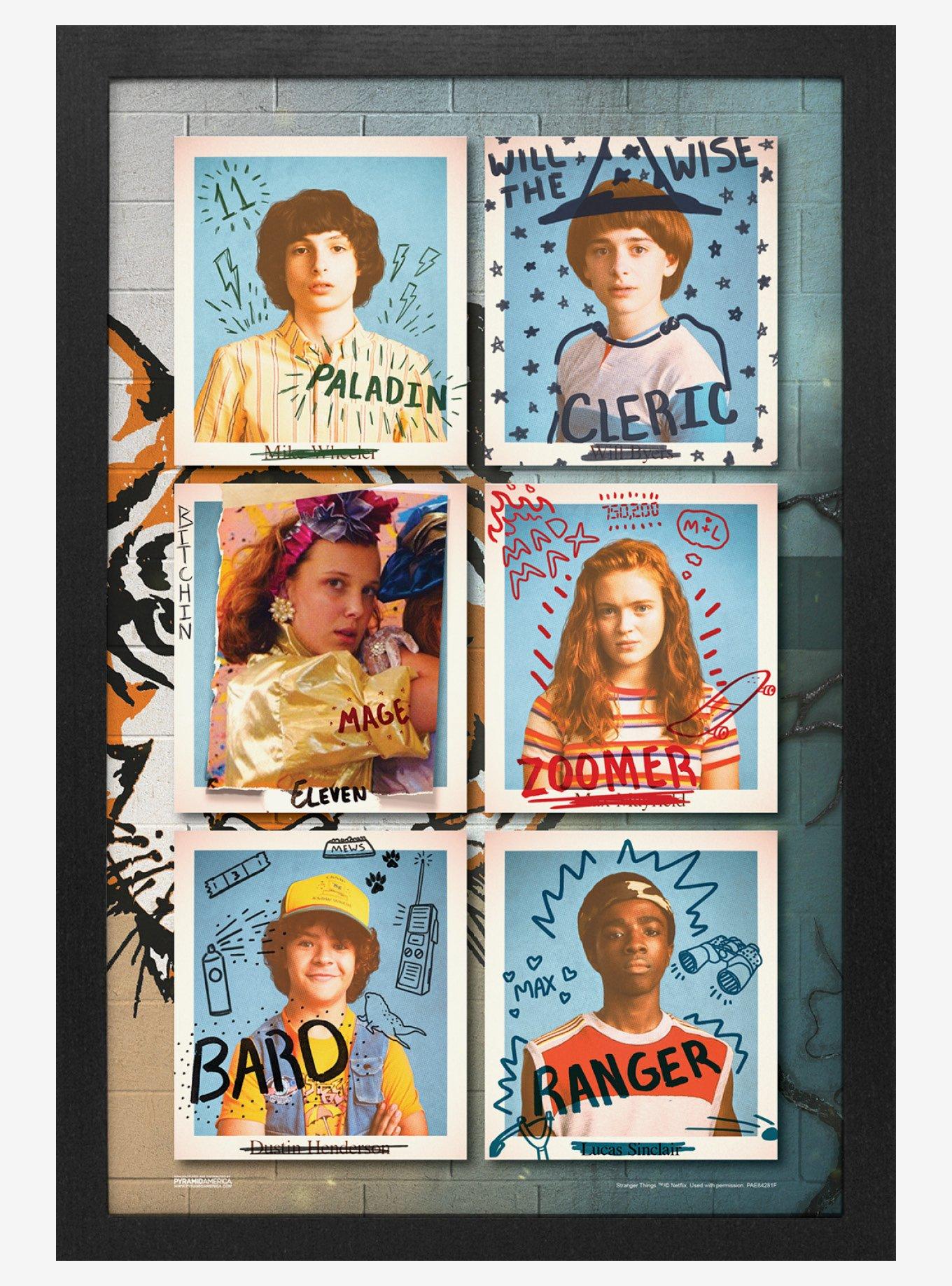 Stranger Things Yearbook Photos 11x17" Framed Poster, , hi-res