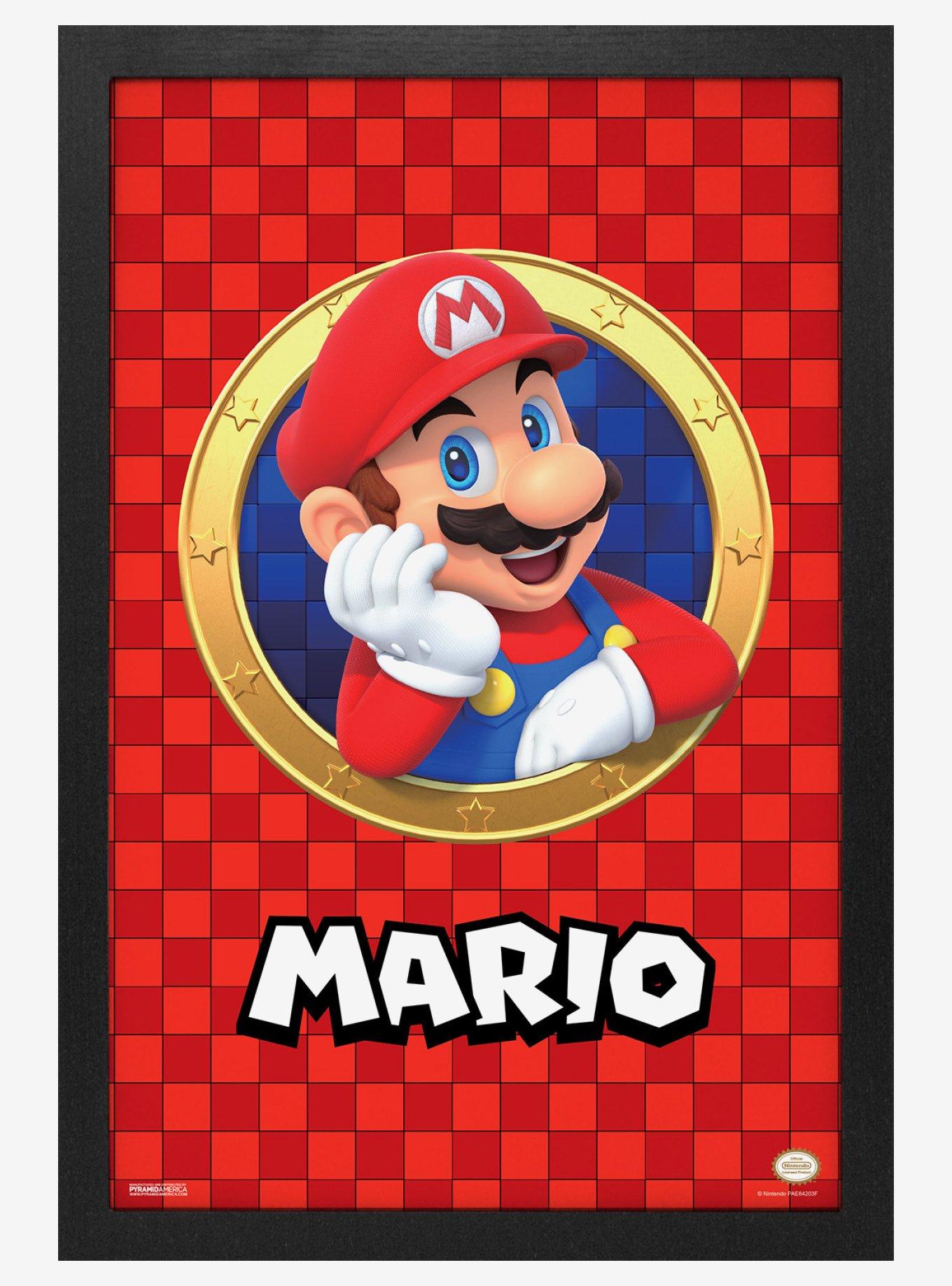 Super Mario 3D Port Mario 11x17" Framed Poster, , hi-res