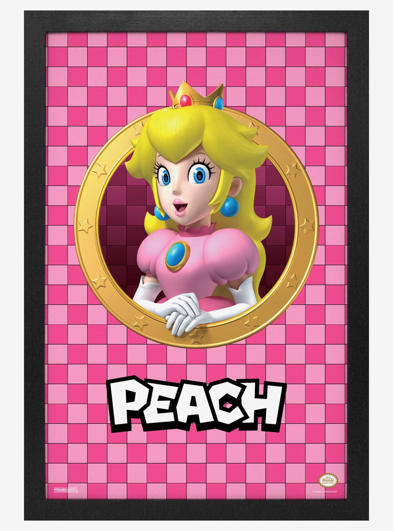 Super Mario 3D Port Peach 11x17" Framed Poster, , hi-res