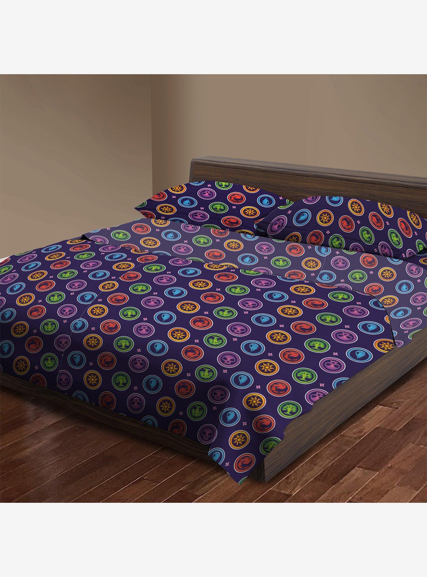 Magic: The Gathering Colorful Magic 4 Piece Full Sheet Set, , hi-res
