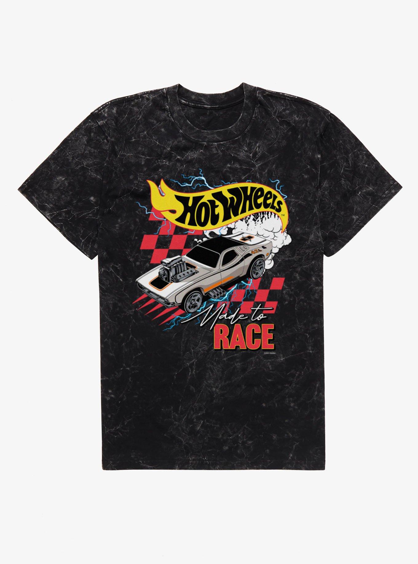 Hot Wheels Made To Race Lightning Mineral Wash T-Shirt