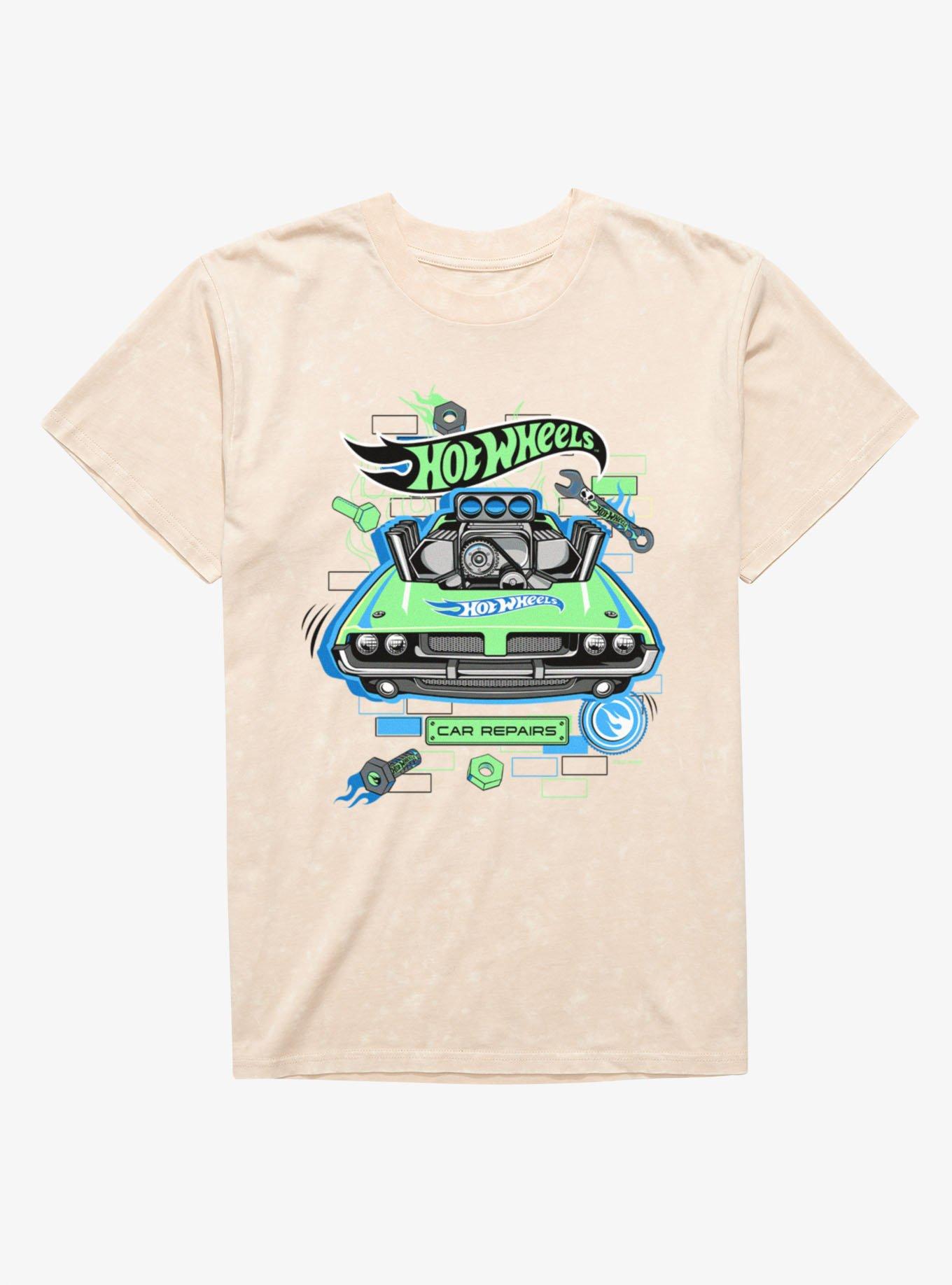 Hot Wheels Car Repairs Mineral Wash T-Shirt, , hi-res