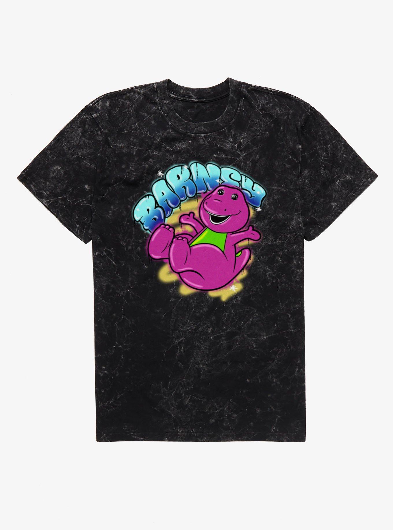 Barney Graffiti Jump Mineral Wash T-Shirt