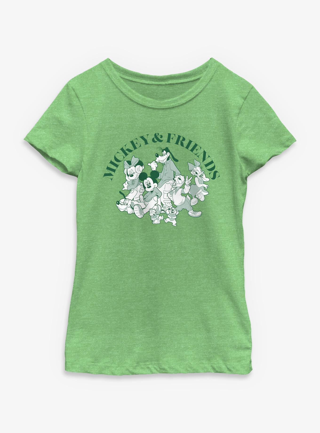 Disney Mickey Mouse Mickey & Friends Group Youth Girls T-Shirt, , hi-res