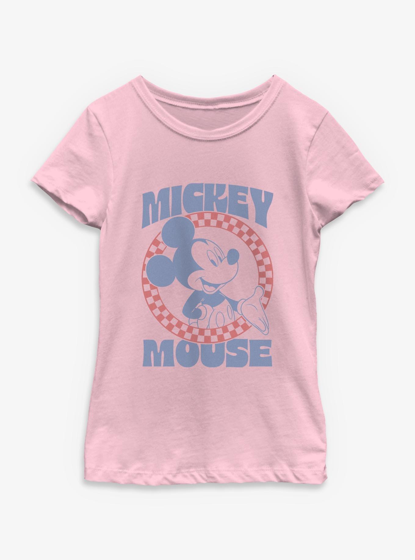 Disney Mickey Mouse Mickey Checkered Set Youth Girls T-Shirt, , hi-res