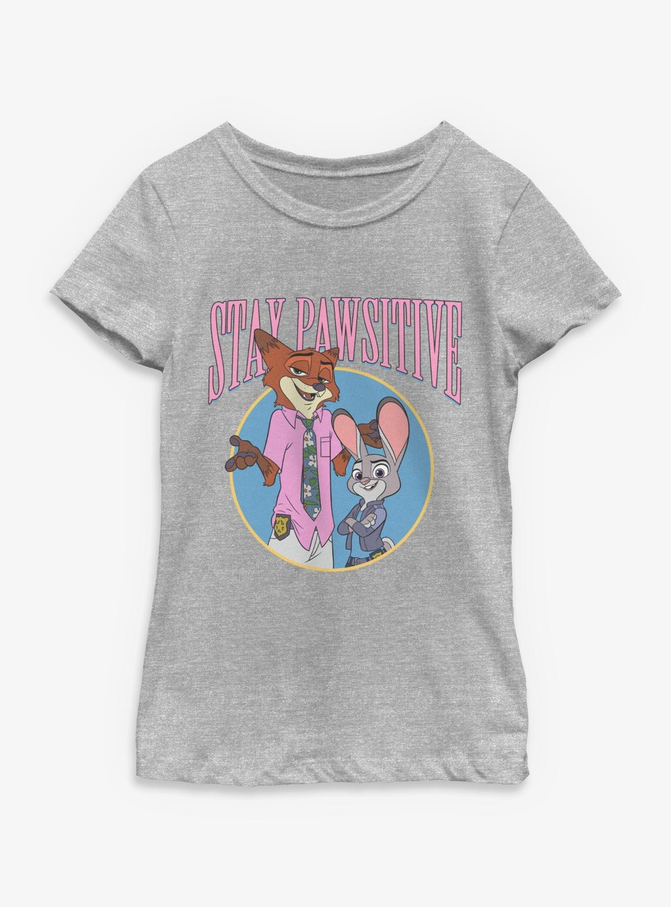 Disney Zootopia Pawsitive Youth Girls T-Shirt, , hi-res
