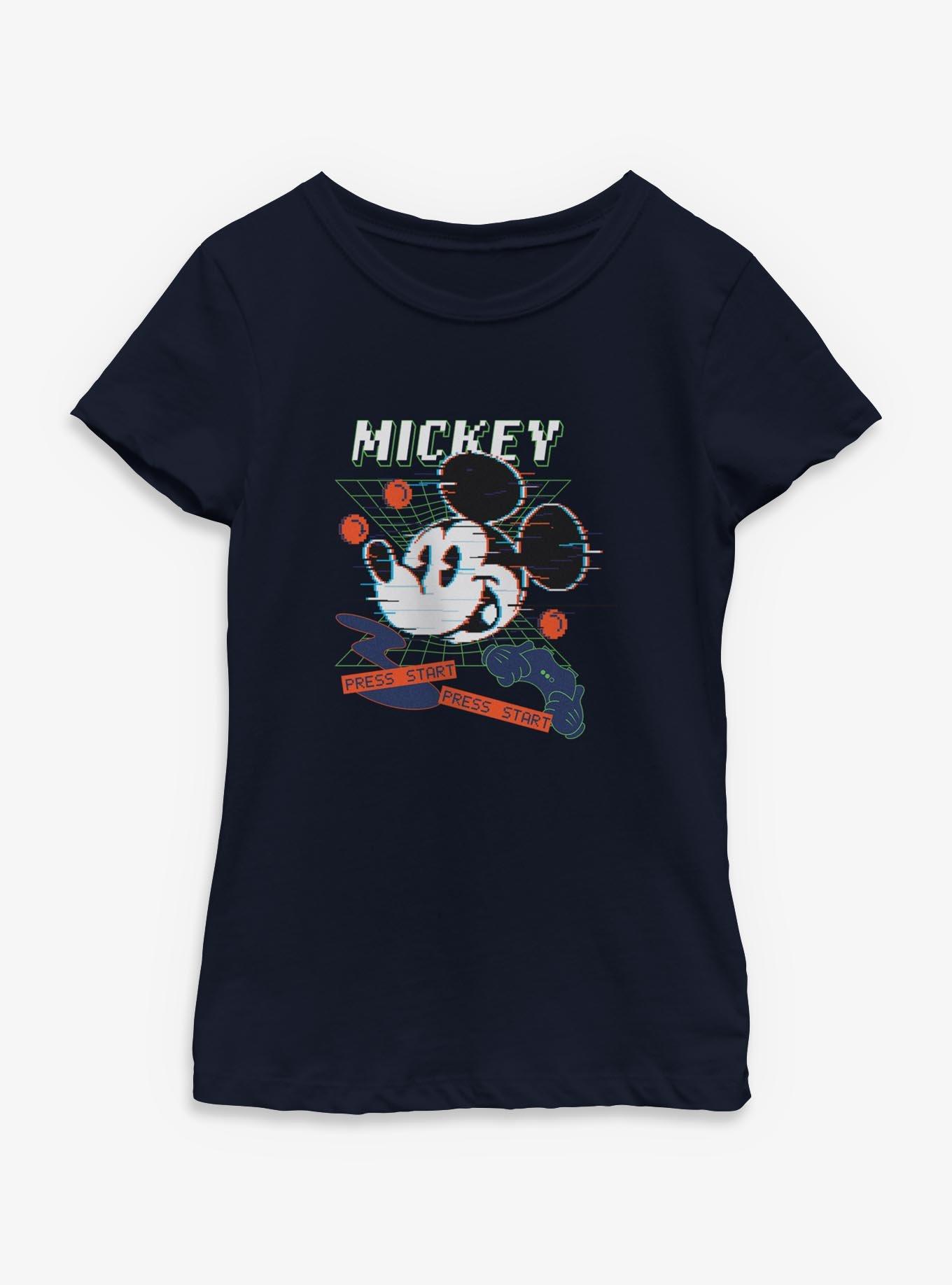 Disney Mickey Mouse Mickey Press Start Youth Girls T-Shirt, , hi-res