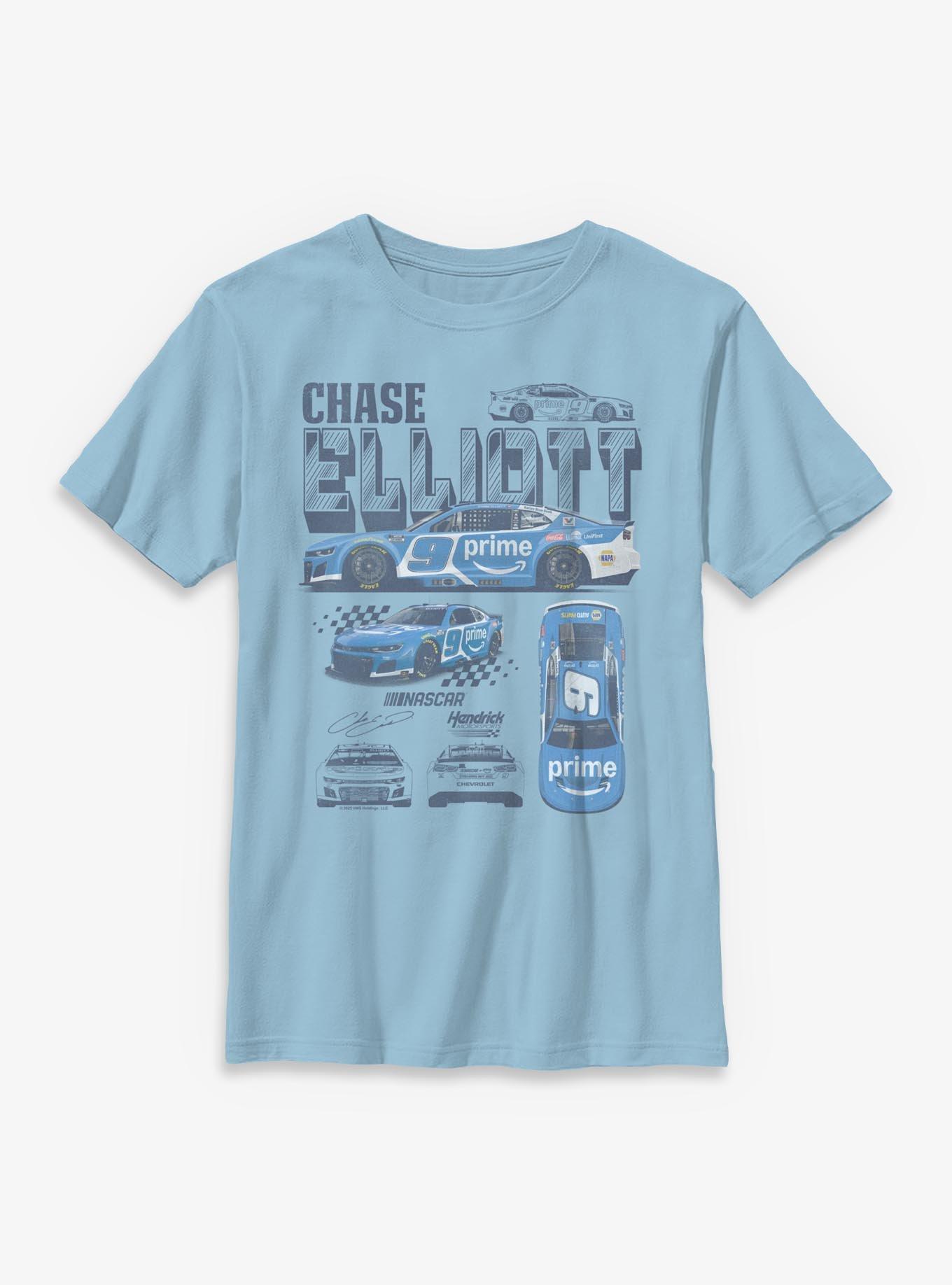 Nascar Chase Elliot Car Diagram Youth T-Shirt, , hi-res