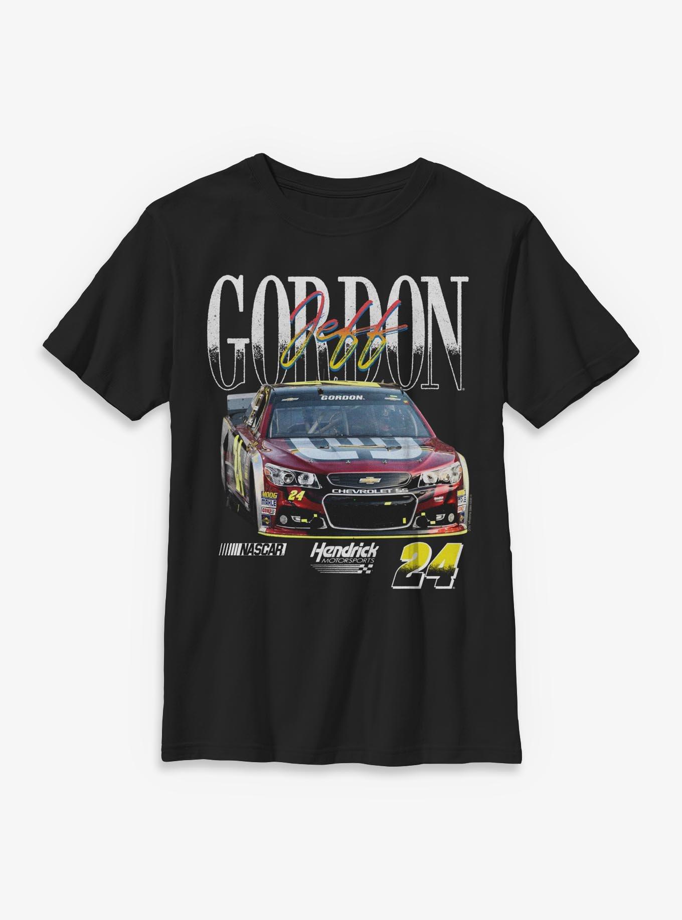 Nascar Jeff Gordon Car Script Youth T-Shirt