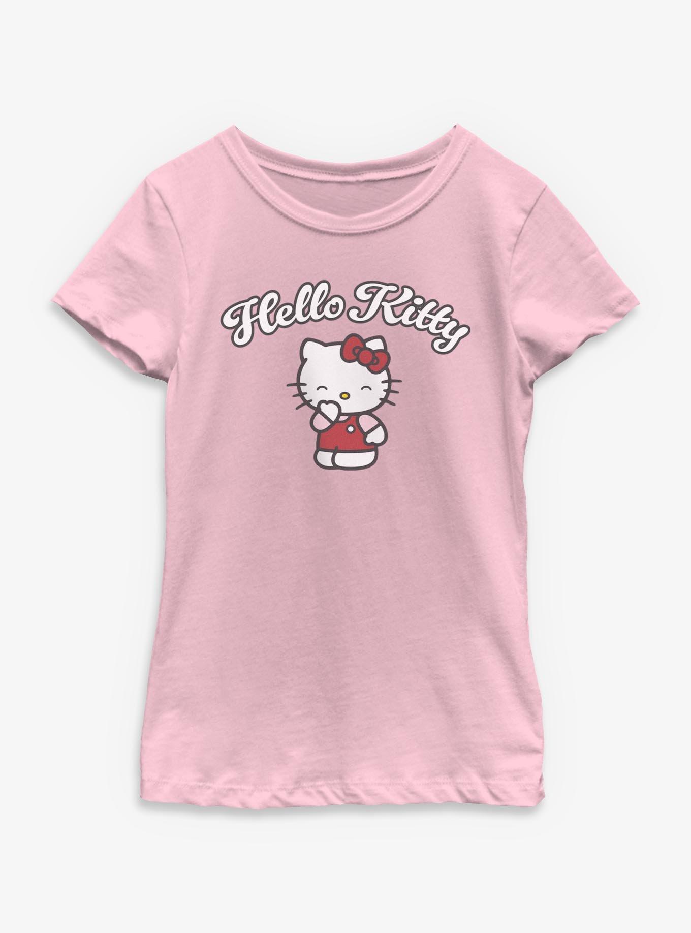 Hello Kitty Cute Kitty Youth Girls T-Shirt, , hi-res