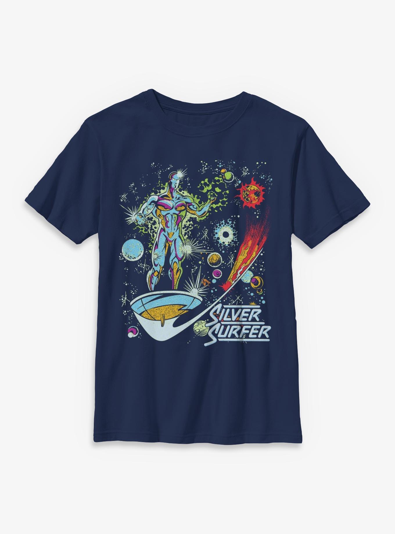 Marvel Silver Surfer Space Rider Youth T-Shirt, , hi-res