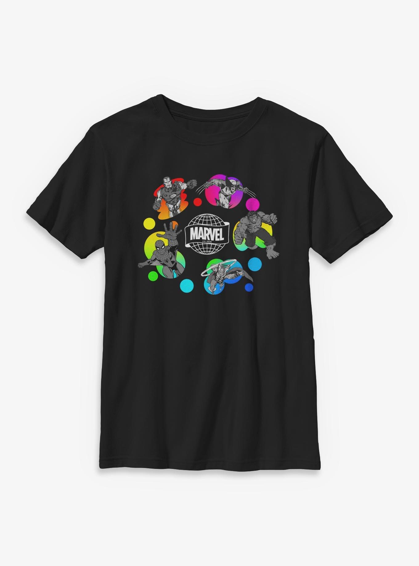 Marvel Neon Heroes Youth T-Shirt, , hi-res