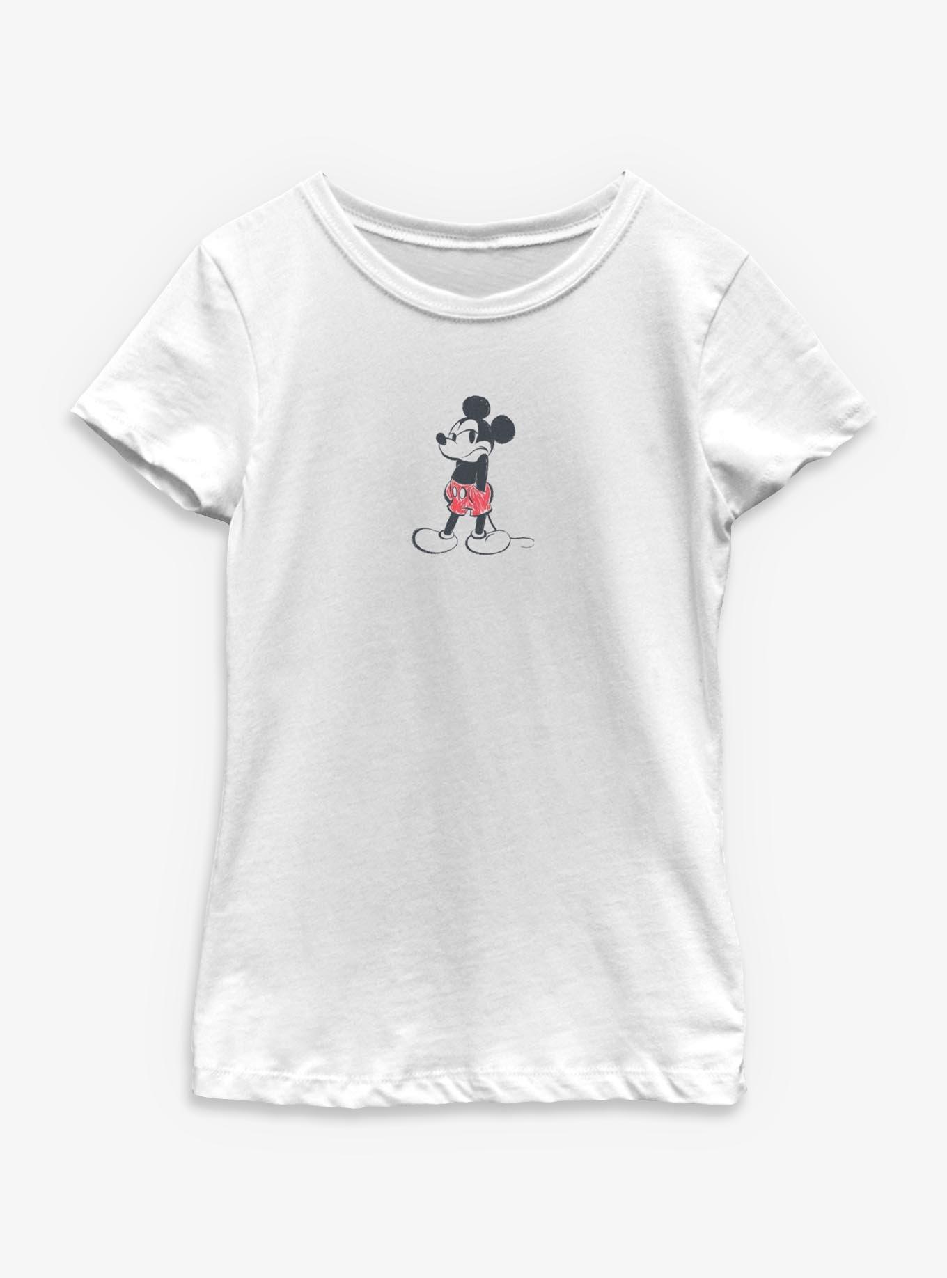 Disney Mickey Mouse Mickey Serious Look Youth Girls T-Shirt, , hi-res